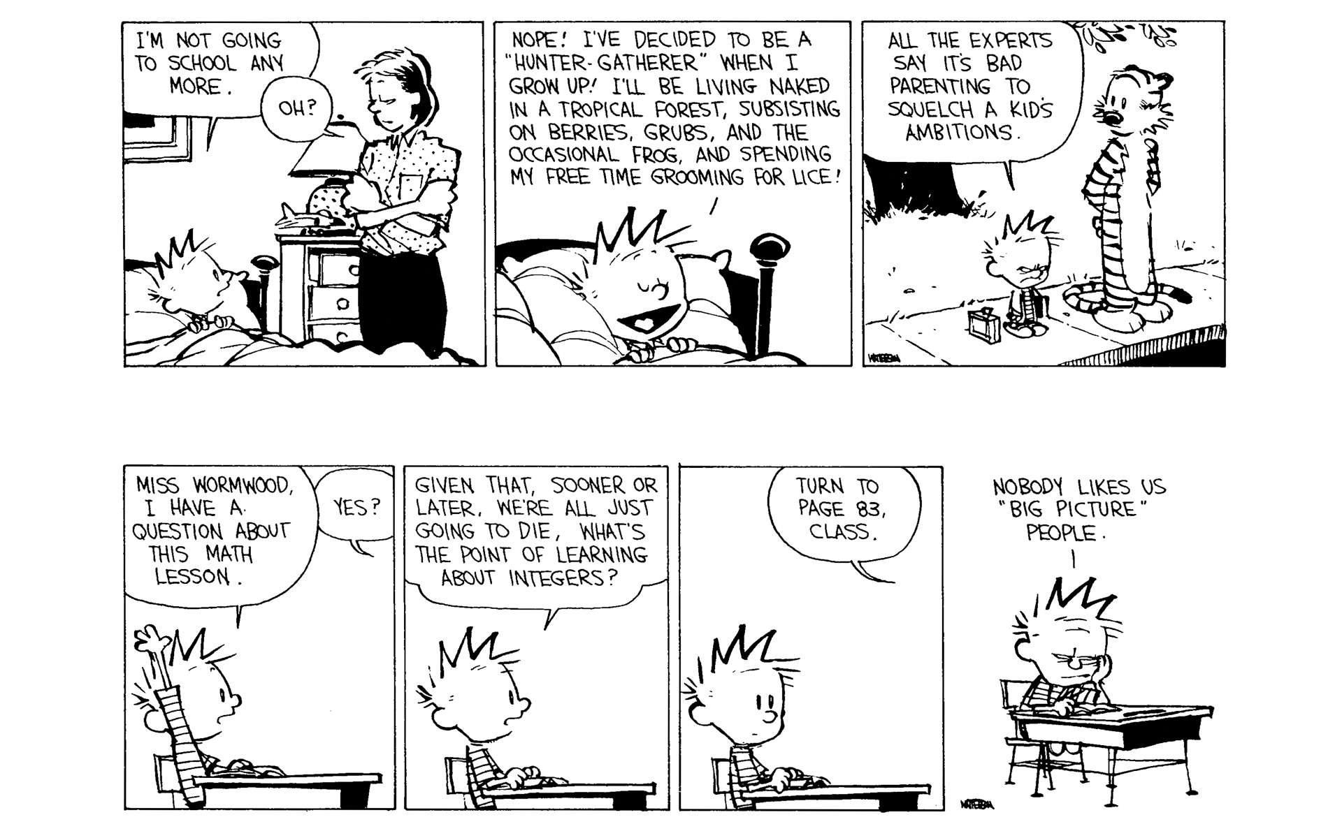 Read online Calvin and Hobbes comic -  Issue #9 - 122