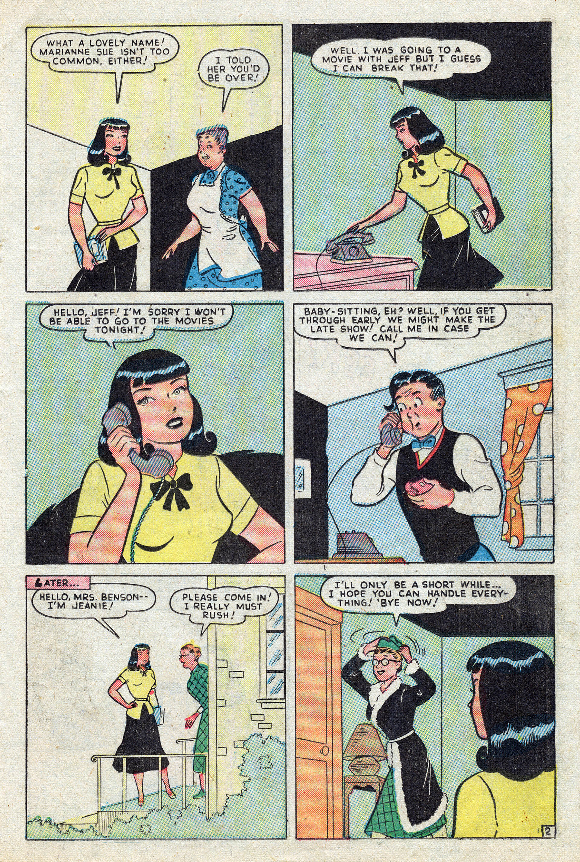 Read online Jeanie Comics comic -  Issue #27 - 27