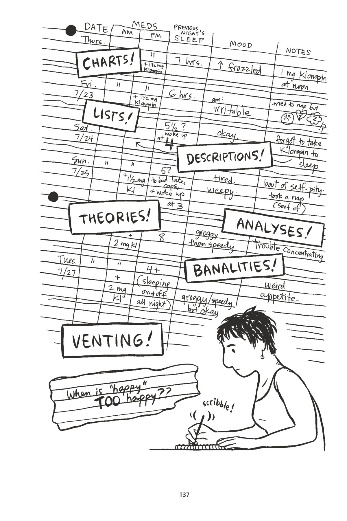Read online Marbles: Mania, Depression, Michelangelo, and Me: A Graphic Memoir comic -  Issue # TPB - 130