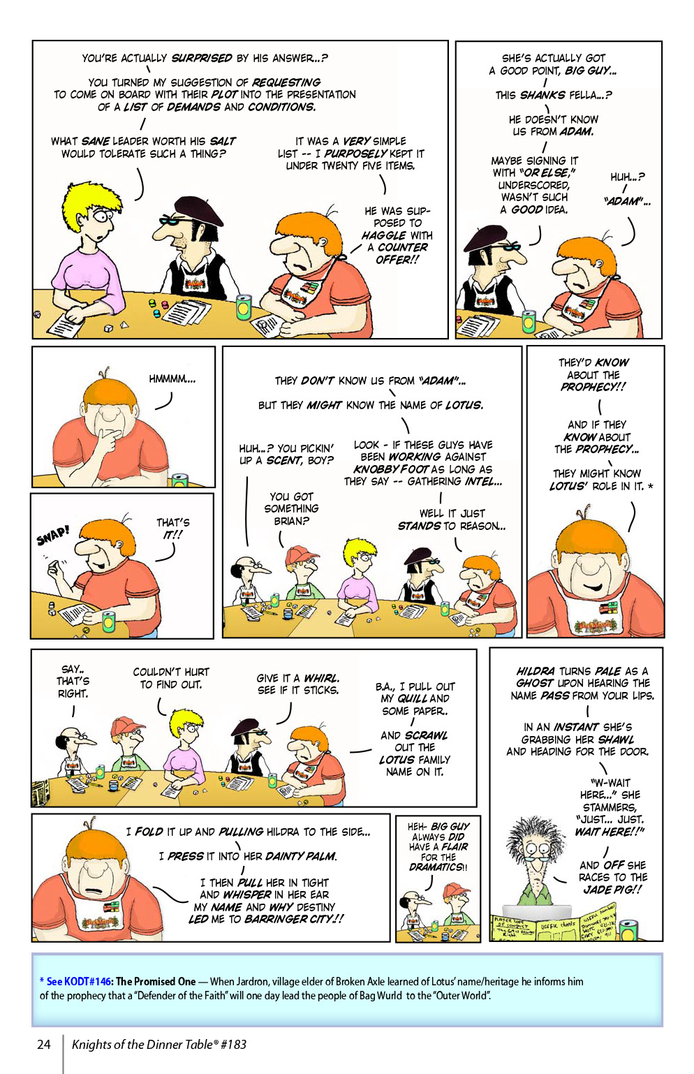 Read online Knights of the Dinner Table comic -  Issue #183 - 26