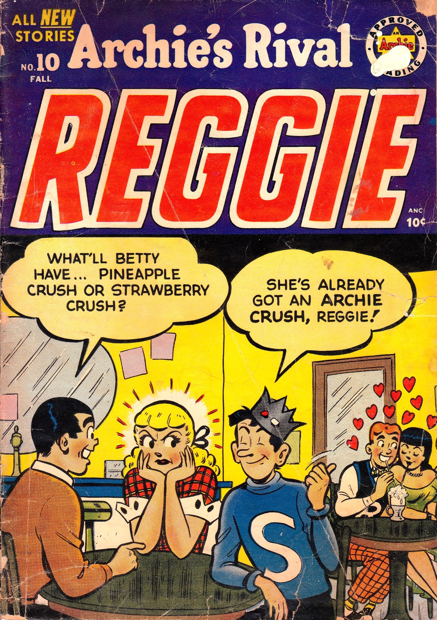Read online Archie's Rival Reggie comic -  Issue #10 - 1
