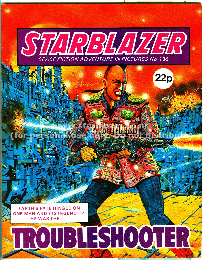 Read online Starblazer comic -  Issue #136 - 2