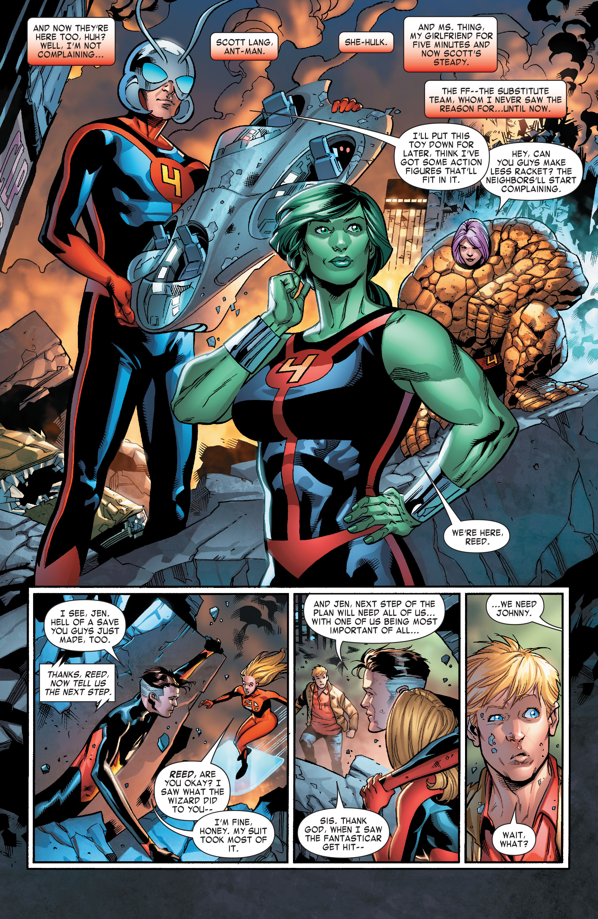 Read online Fantastic Four (2014) comic -  Issue #4 - 10