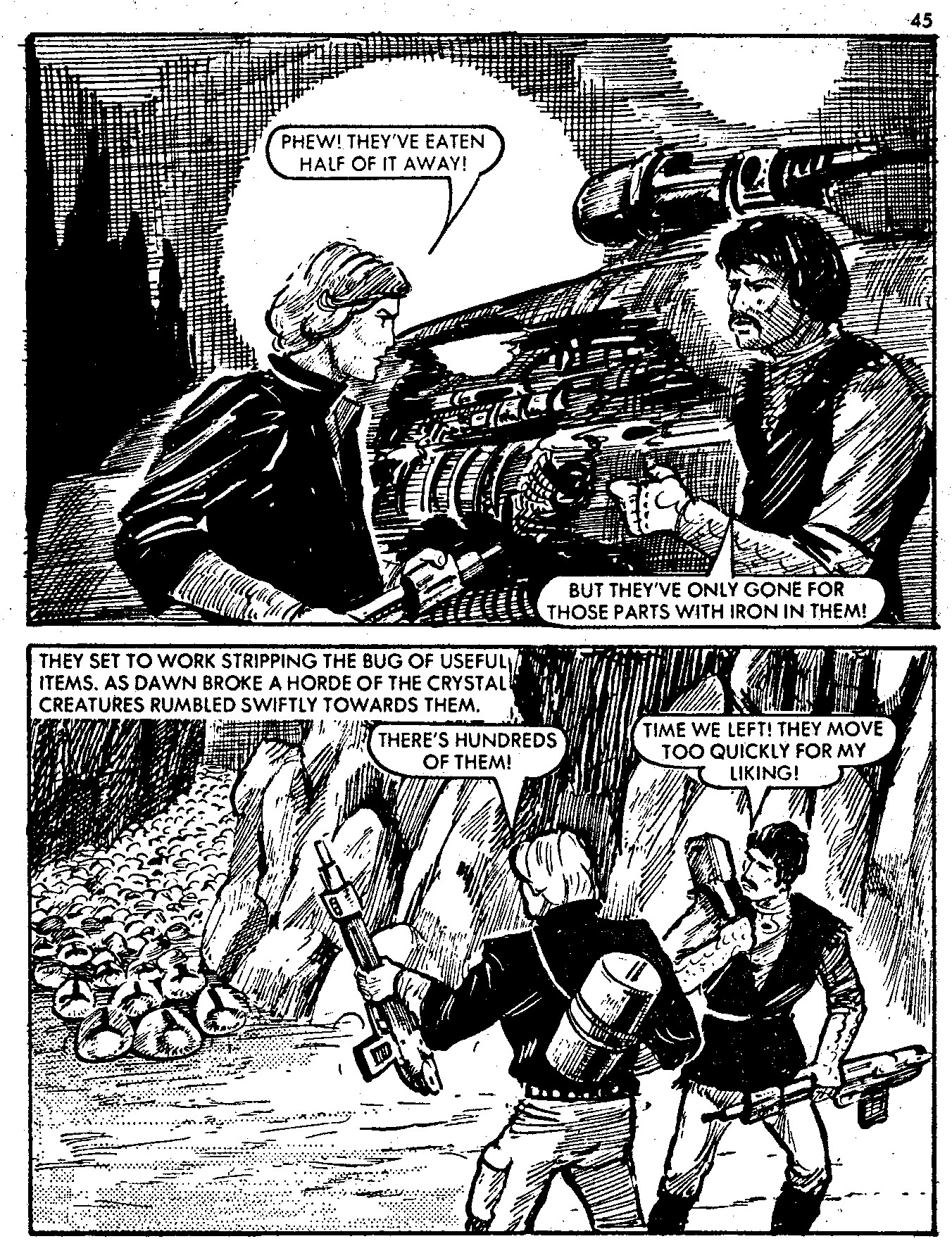 Read online Starblazer comic -  Issue #8 - 45