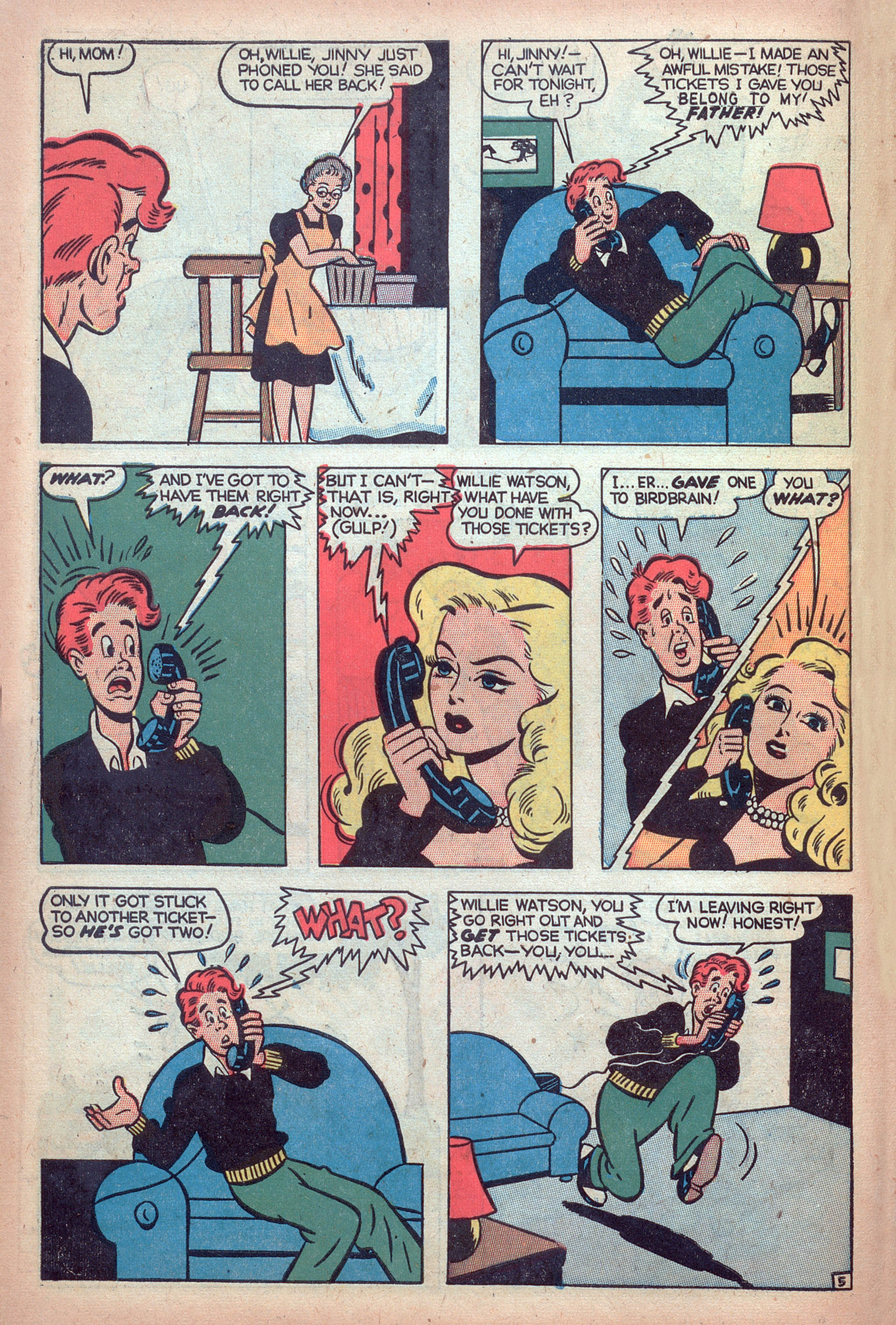 Read online Willie Comics (1946) comic -  Issue #14 - 14