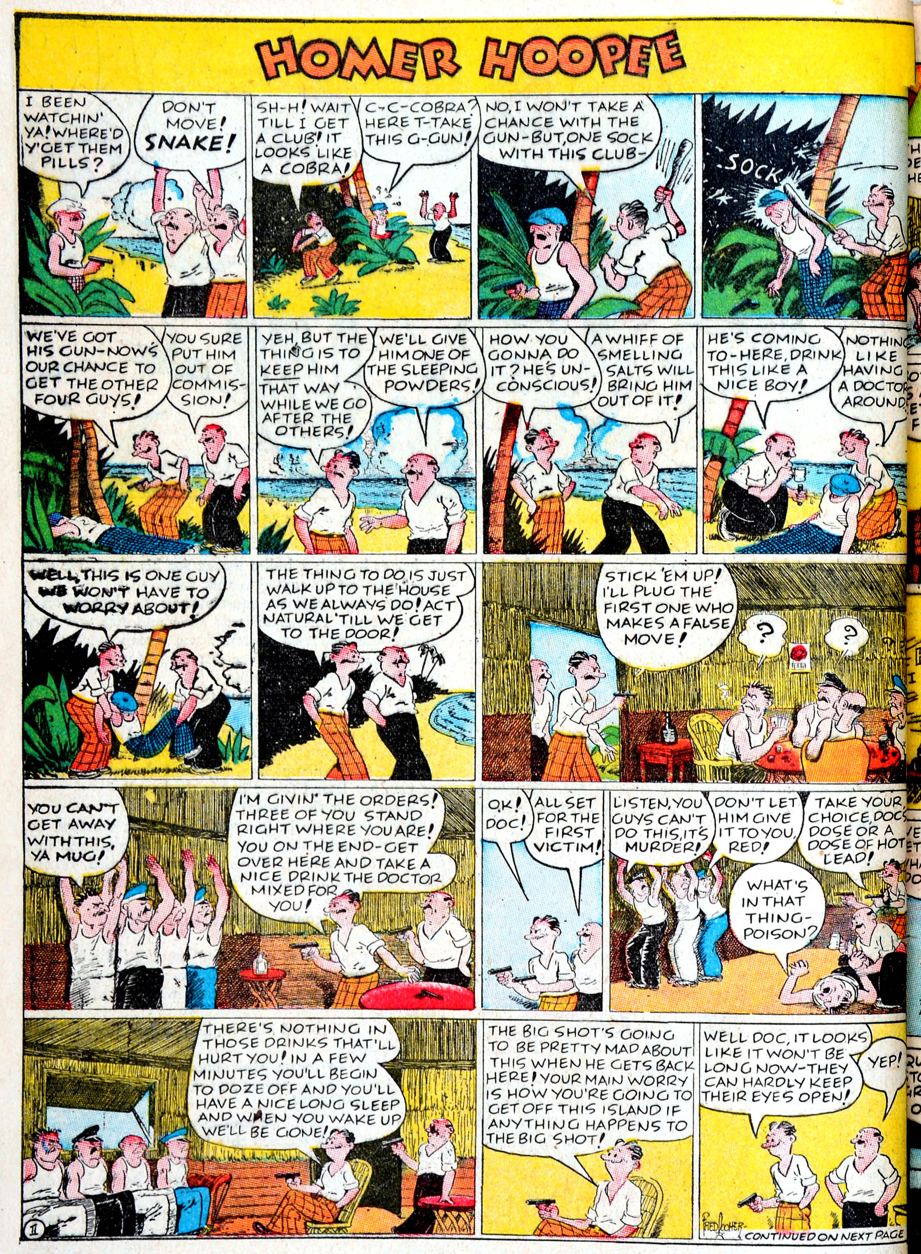 Read online Famous Funnies comic -  Issue #43 - 61