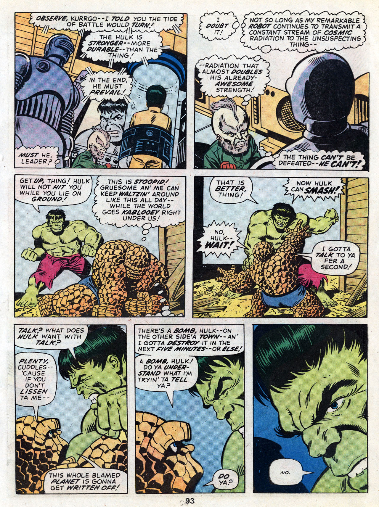 Read online Marvel Treasury Edition comic -  Issue #5 - 91