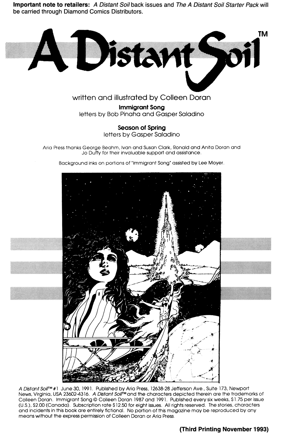Read online A Distant Soil comic -  Issue #1 - 2