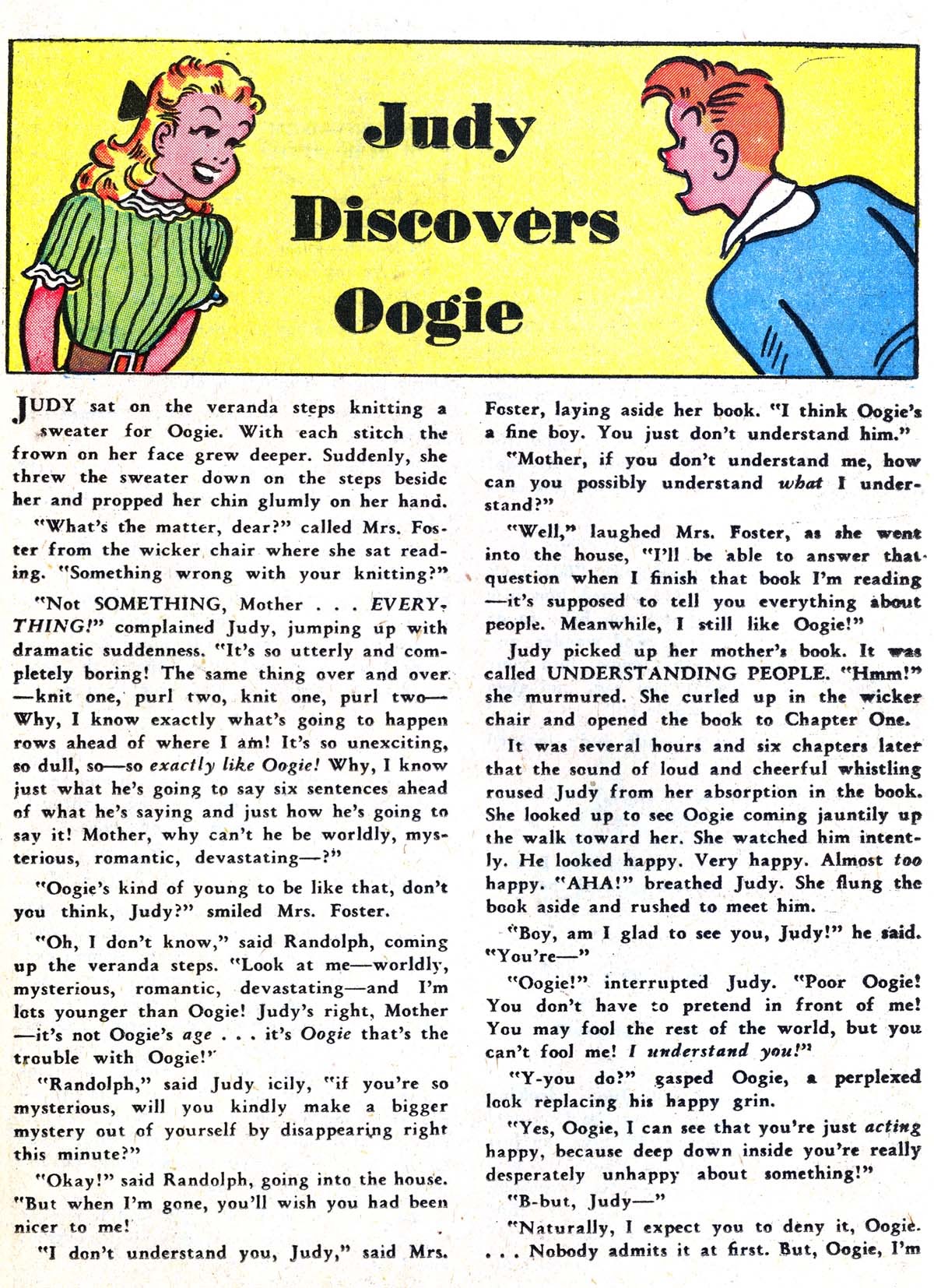 Read online A Date with Judy comic -  Issue #9 - 37