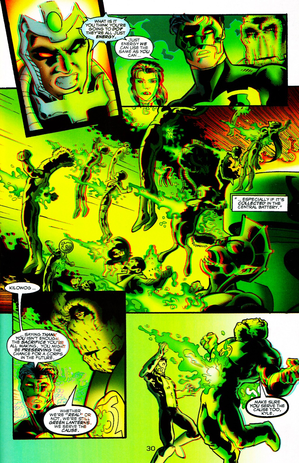 Read online Green Lantern 3-D comic -  Issue # Full - 30