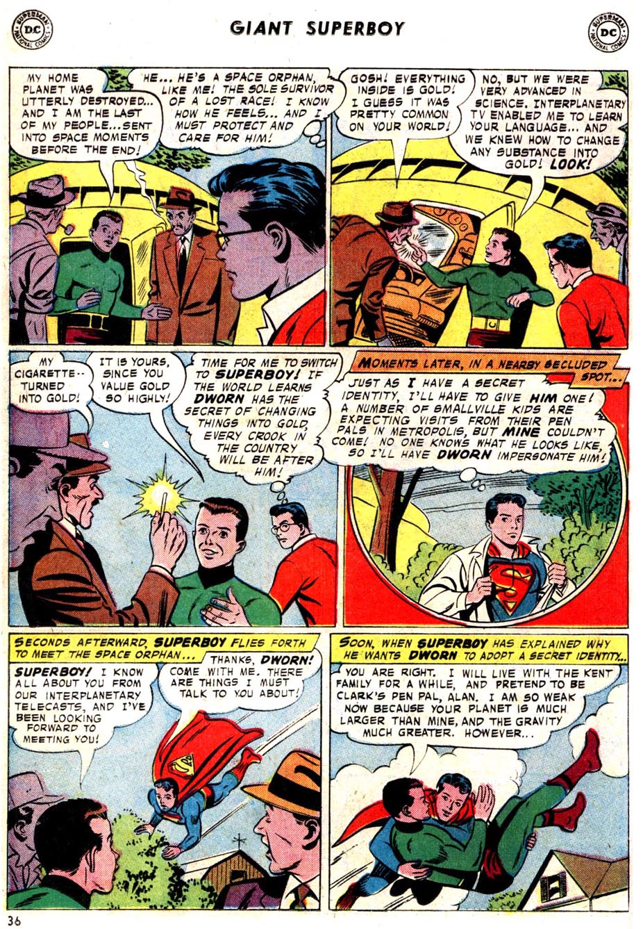 Read online Superboy (1949) comic -  Issue #129 - 35
