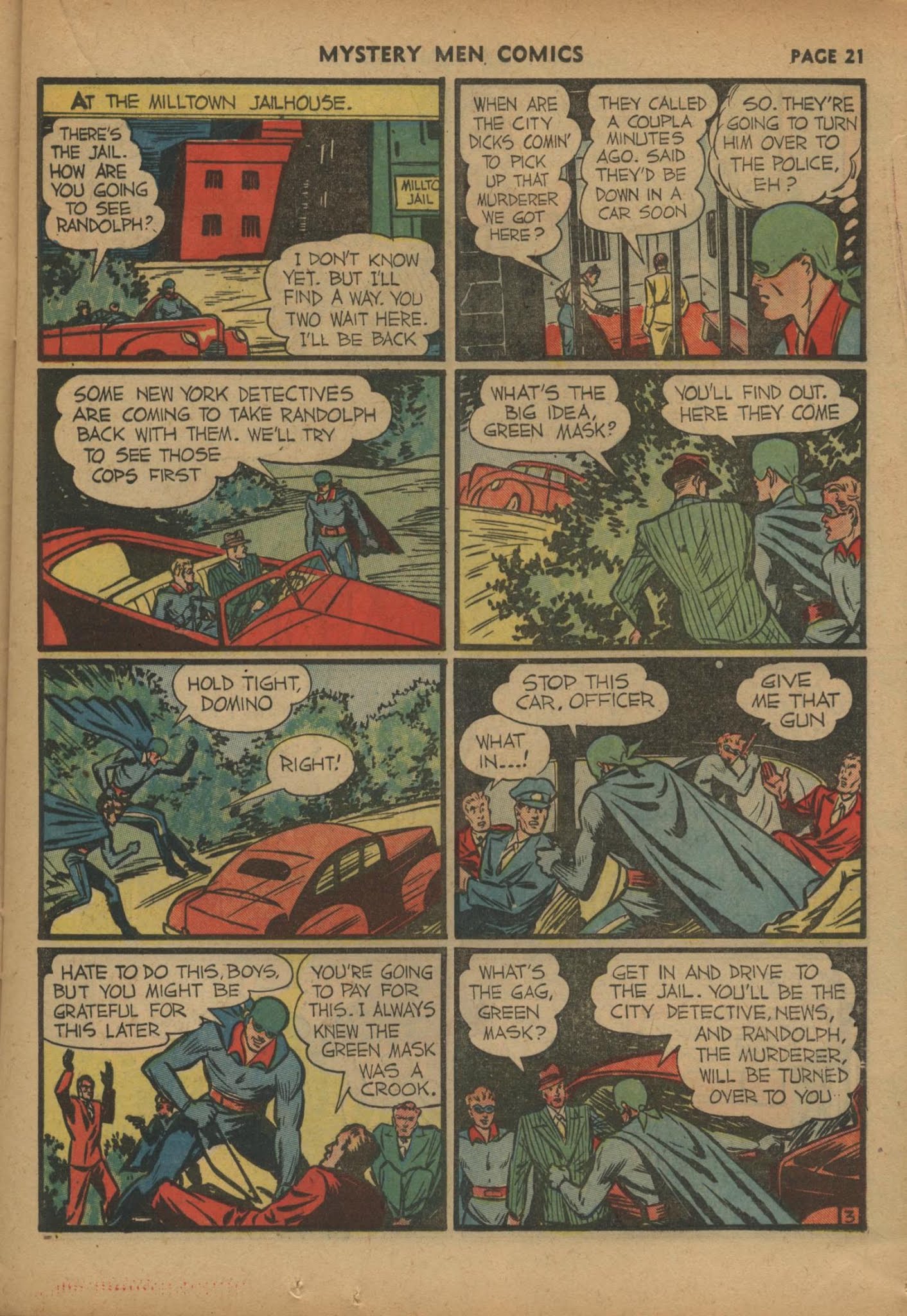 Read online Mystery Men Comics comic -  Issue #20 - 23