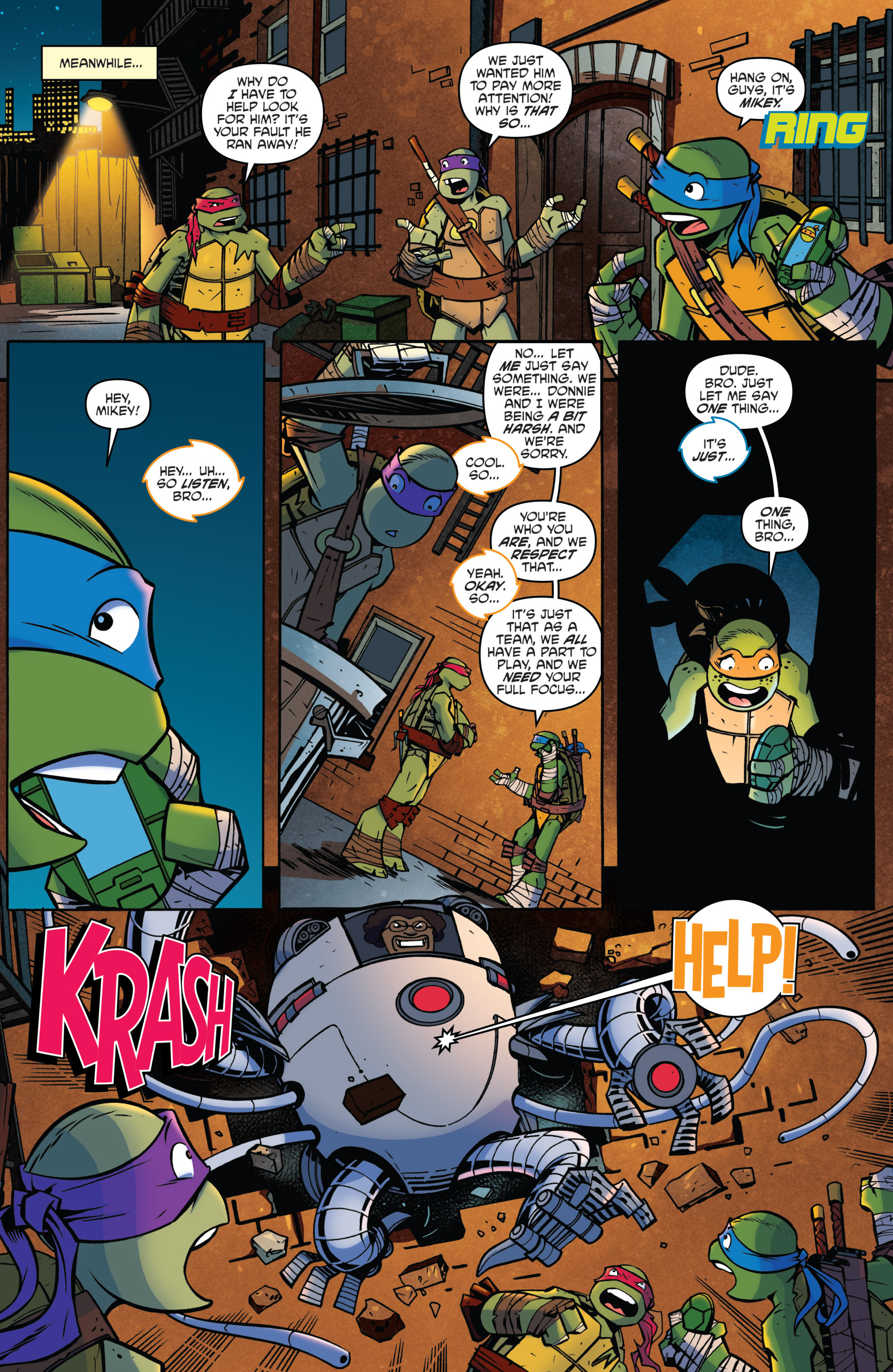 Read online Teenage Mutant Ninja Turtles New Animated Adventures comic -  Issue #14 - 17