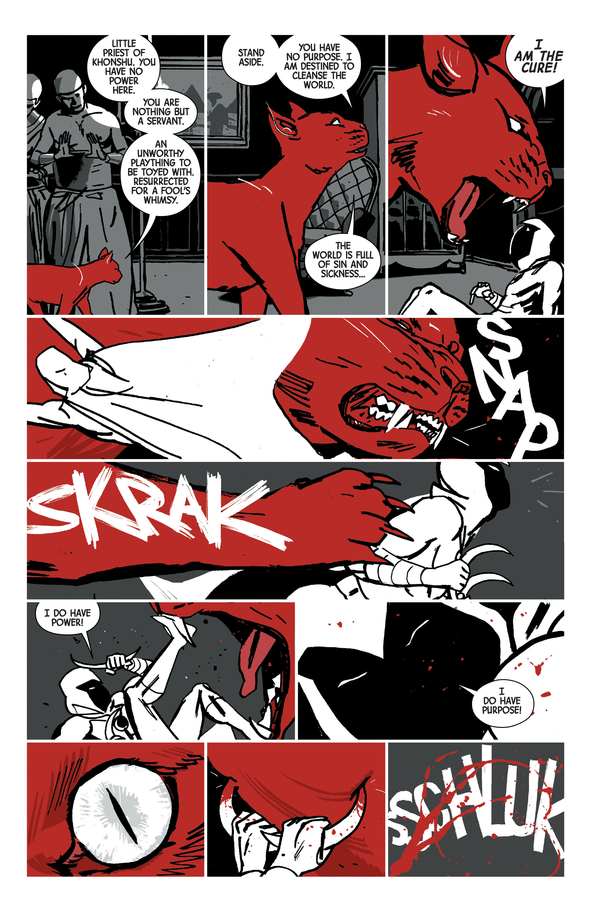 Read online Moon Knight: Black, White & Blood comic -  Issue #4 - 31