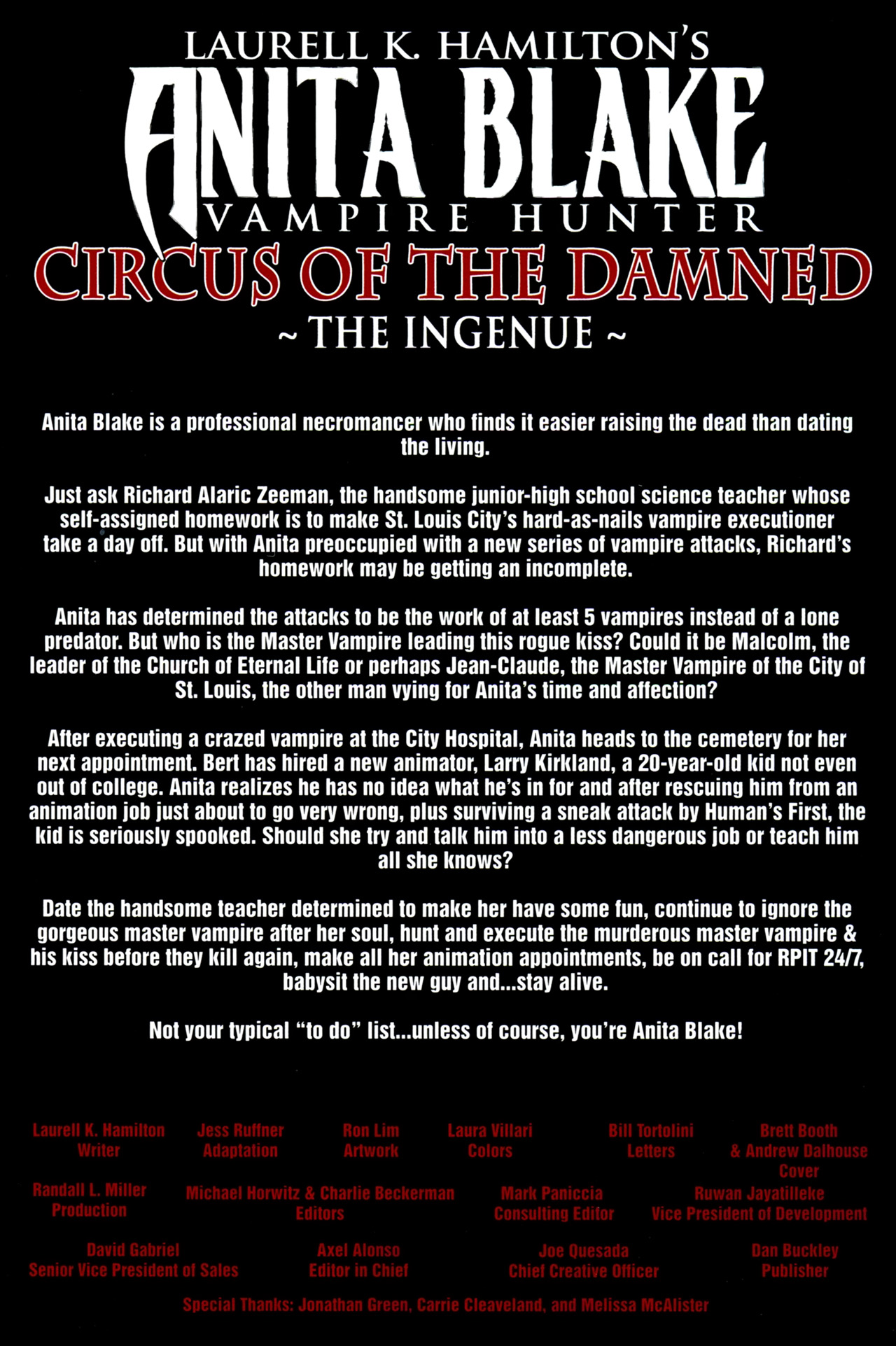 Read online Anita Blake, Vampire Hunter: Circus of the Damned - The Ingenue comic -  Issue #3 - 3