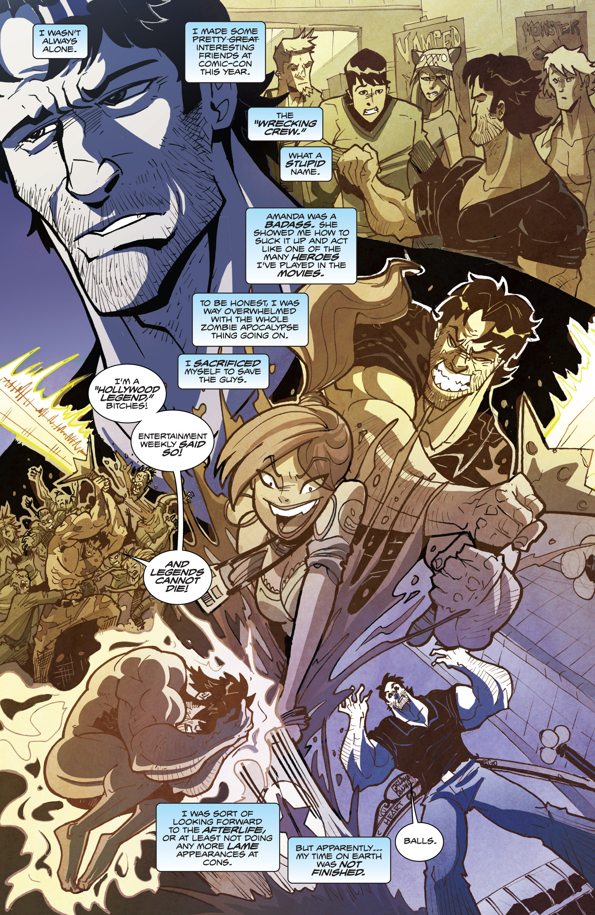 Read online Fanboys vs. Zombies comic -  Issue #17 - 4