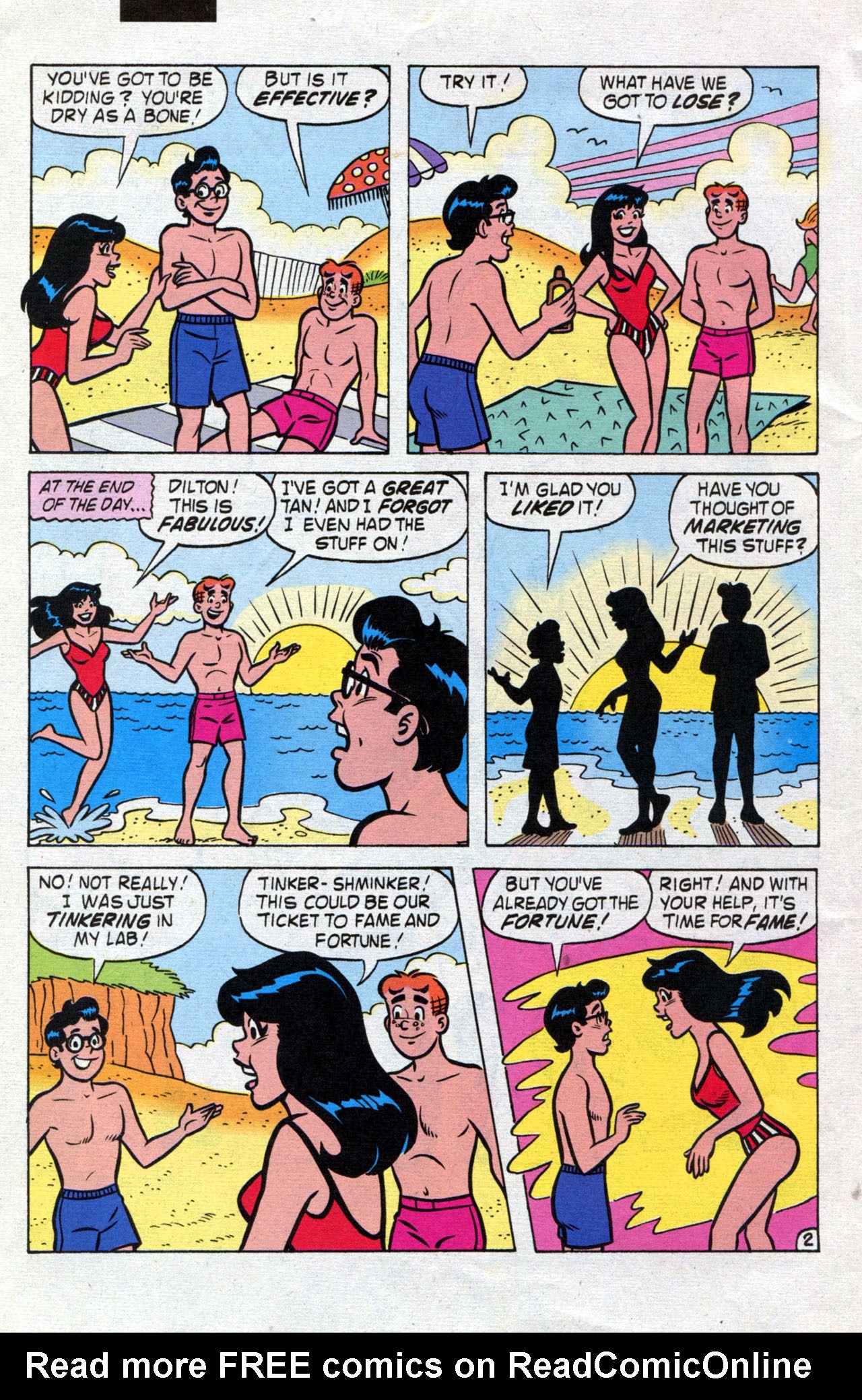 Read online Archie's Vacation Special comic -  Issue #3 - 4