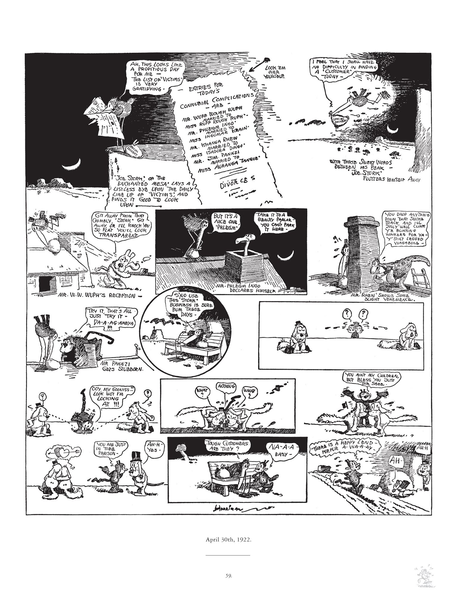 Read online Krazy & Ignatz comic -  Issue # TPB 3 - 59