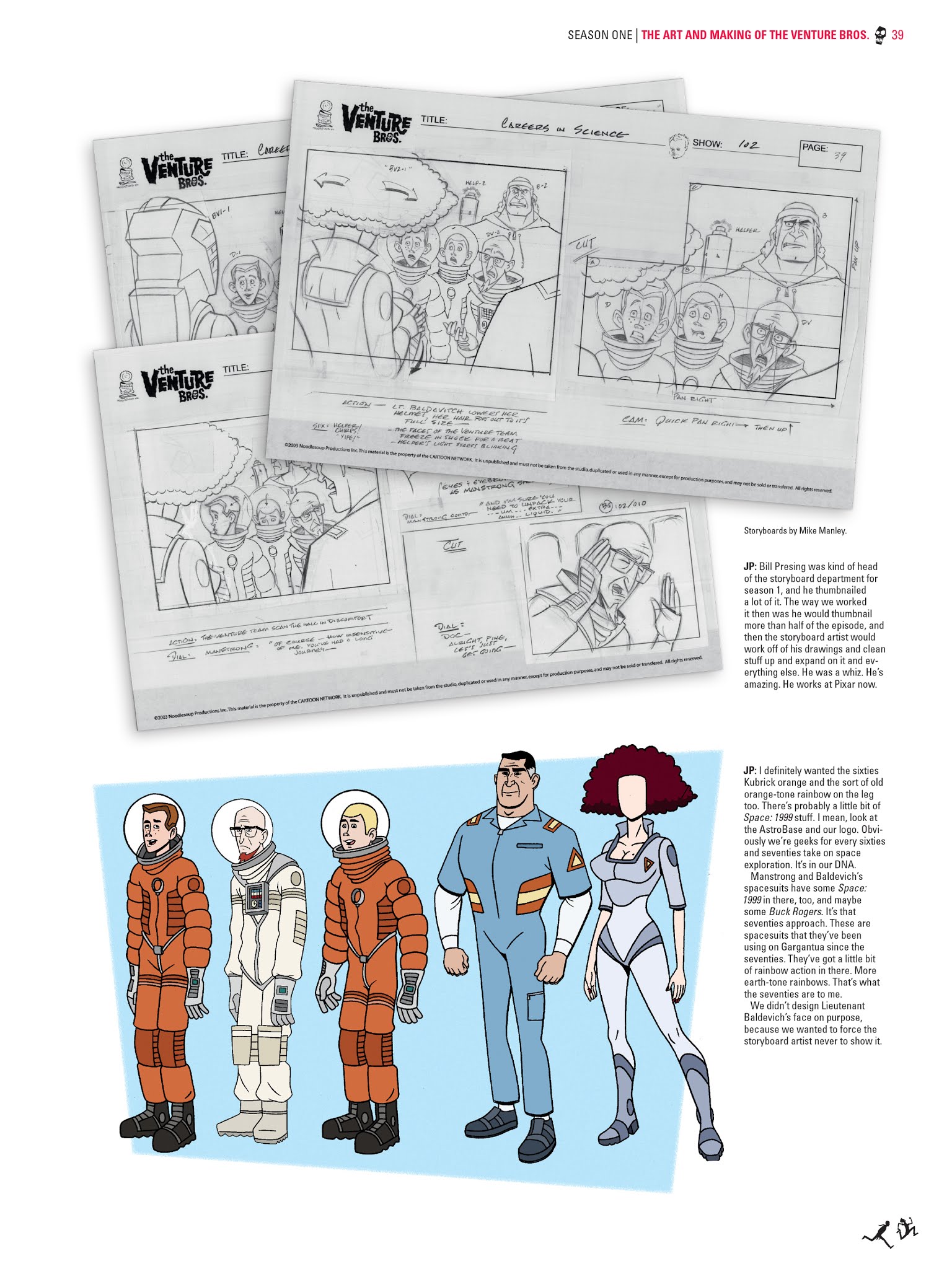 Read online Go Team Venture!: The Art and Making of The Venture Bros. comic -  Issue # TPB (Part 1) - 39