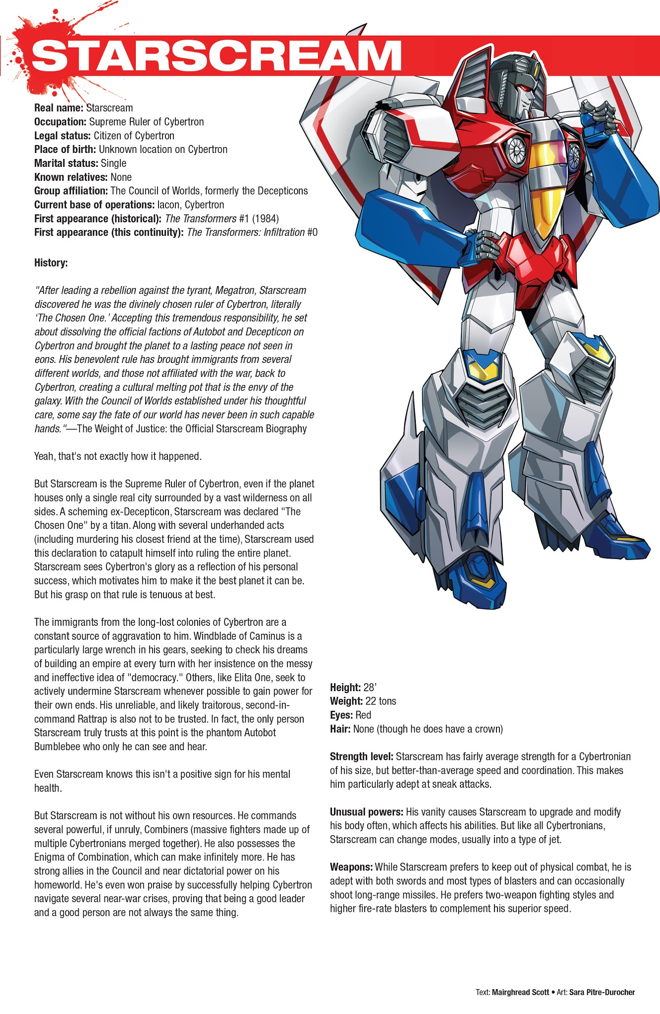 Read online Hasbro Heroes Sourcebook comic -  Issue #3 - 21