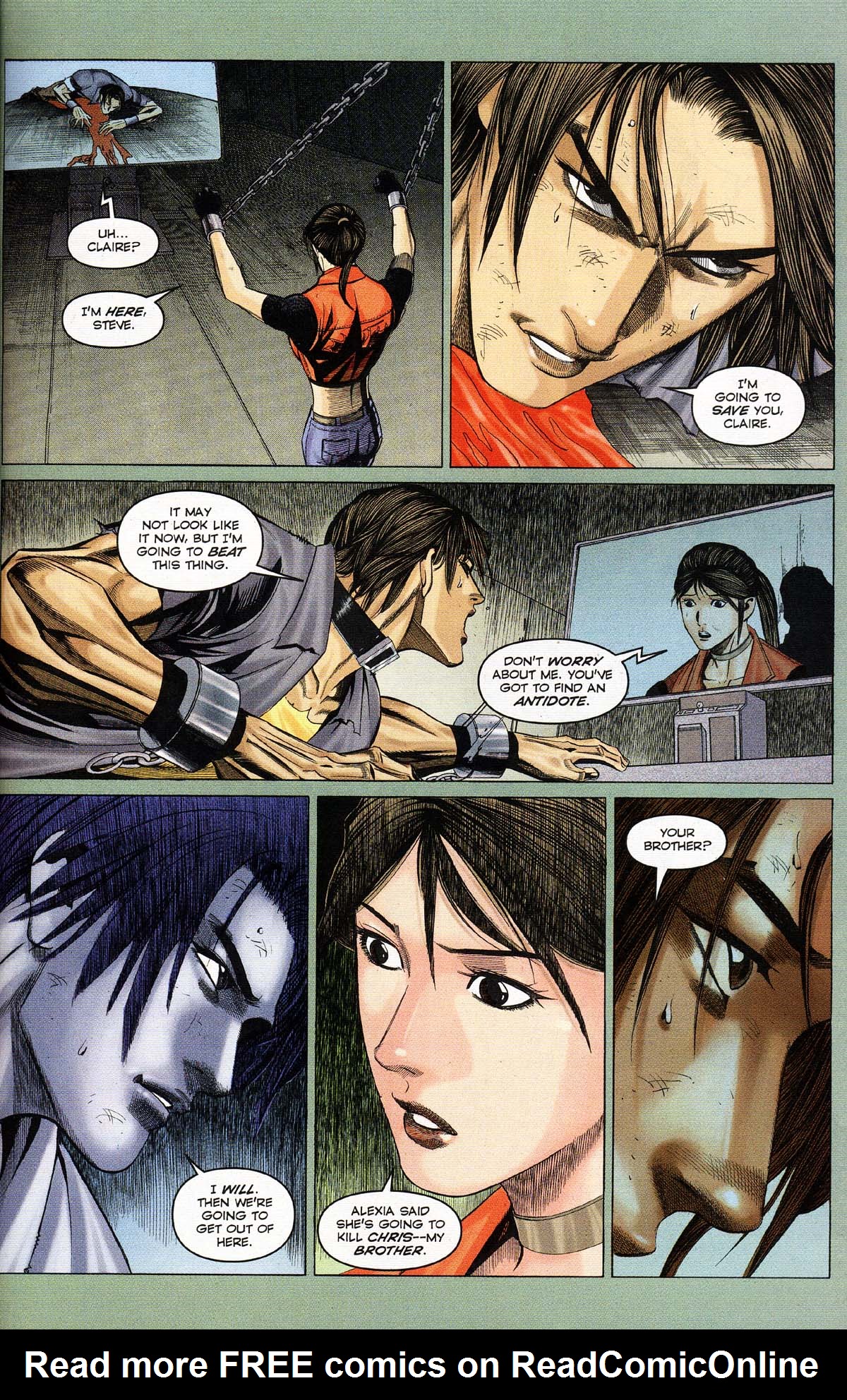Read online Resident Evil Code: Veronica comic -  Issue #4 - 29