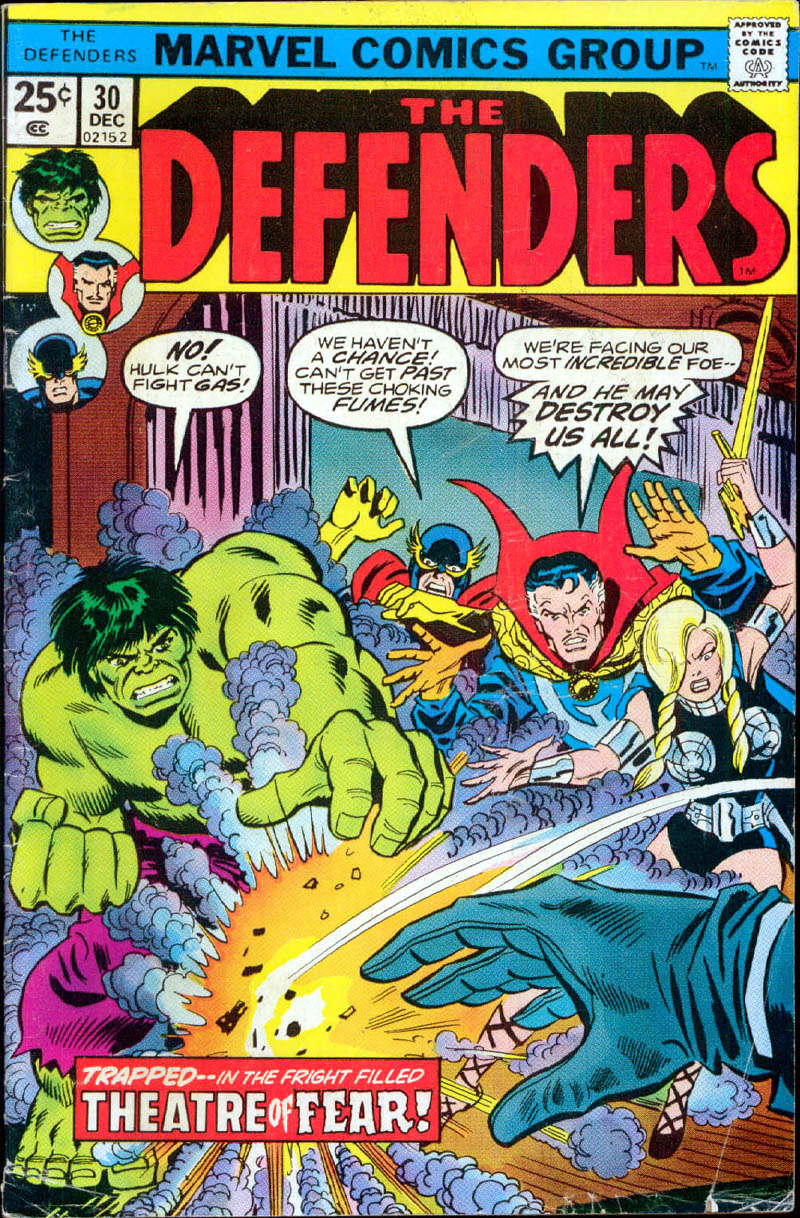 Read online The Defenders (1972) comic -  Issue #30 - 1
