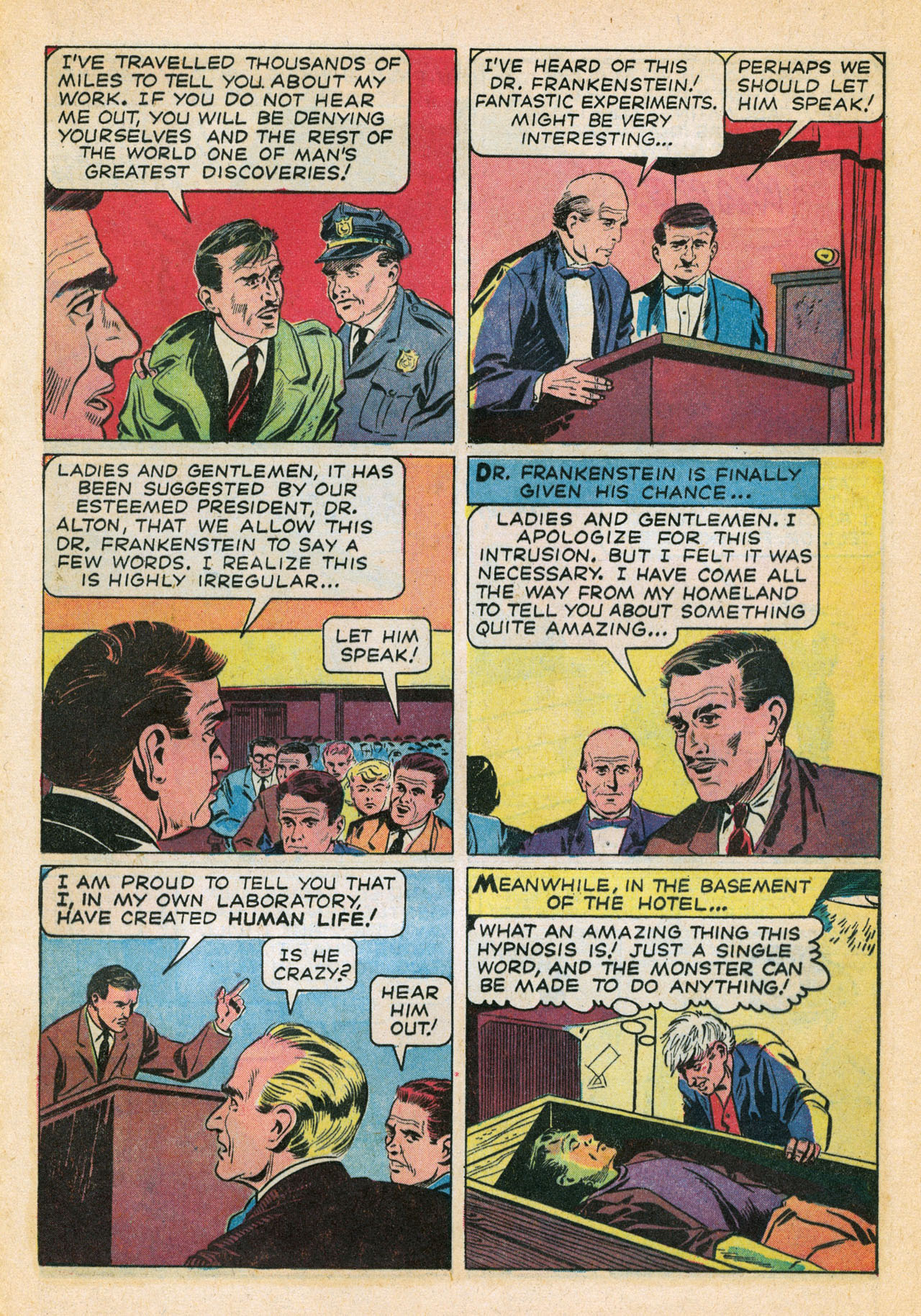 Read online Frankenstein (1964) comic -  Issue #1 - 29