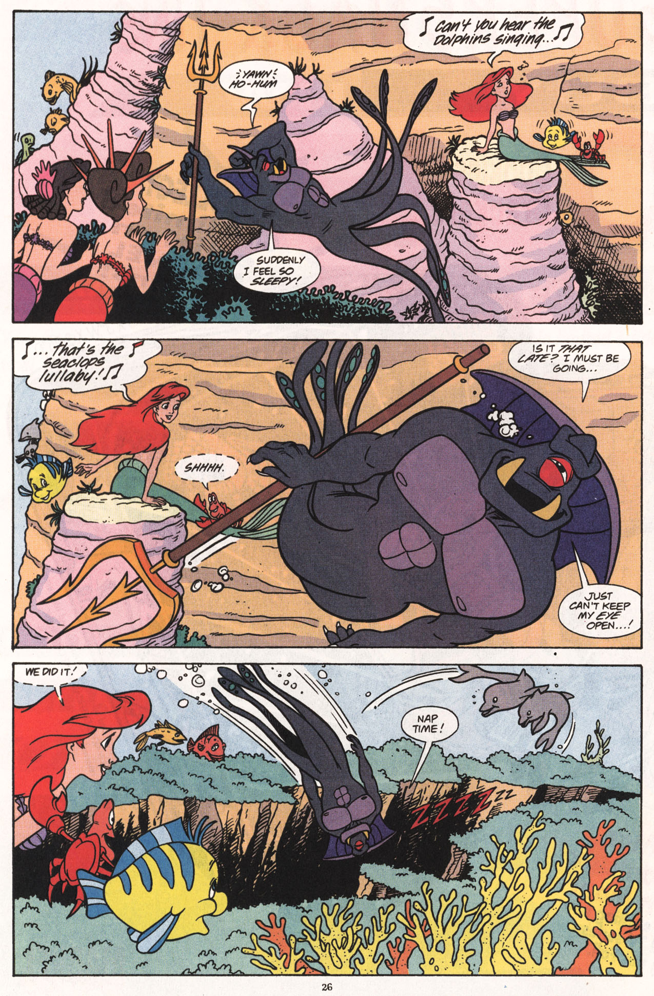 Read online Disney's The Little Mermaid comic -  Issue #3 - 27