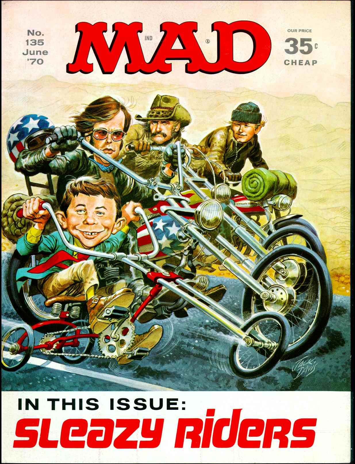 Read online MAD comic -  Issue #135 - 1