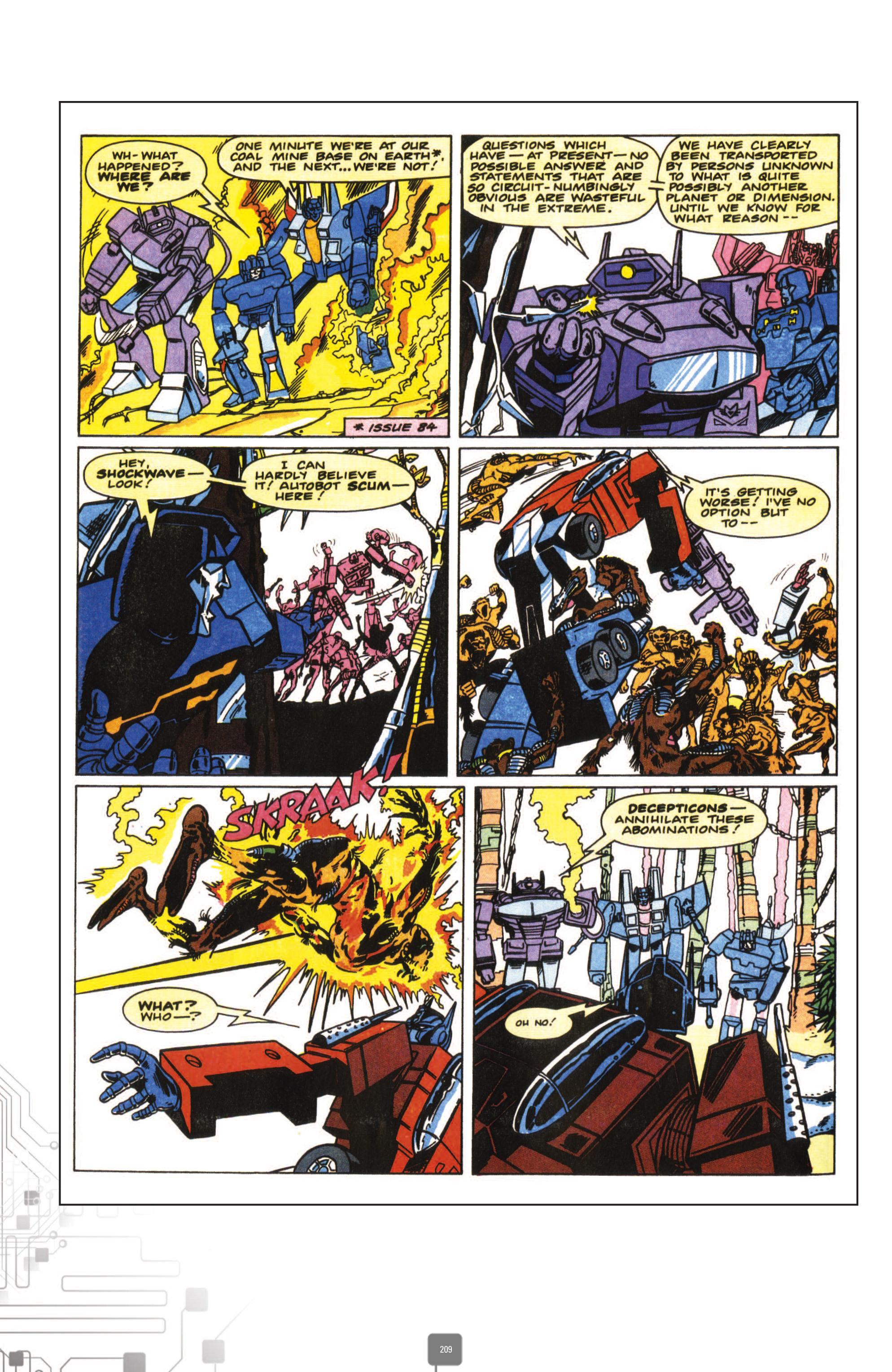 Read online The Transformers Classics UK comic -  Issue # TPB 3 - 209