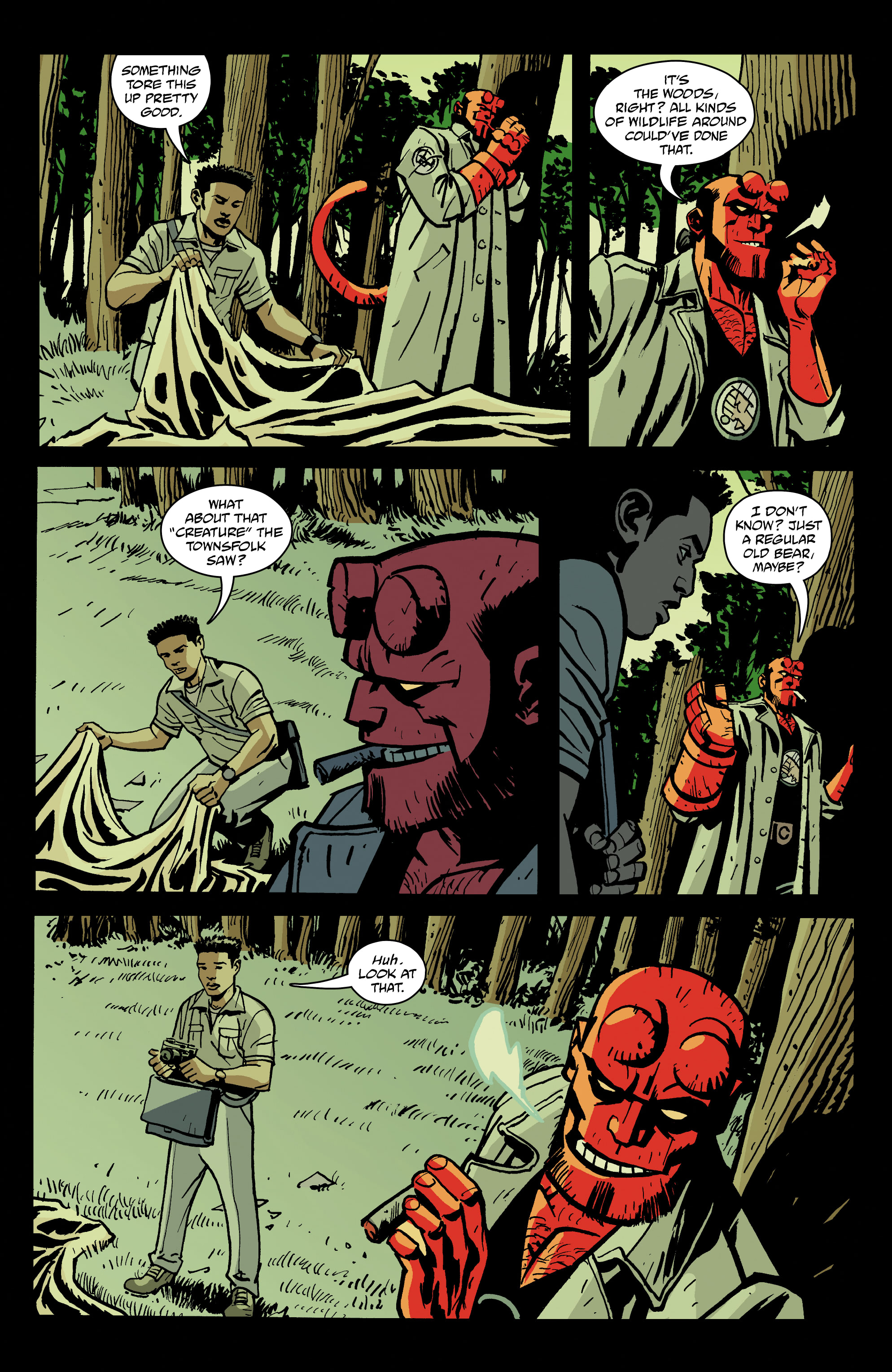 Read online Hellboy And The B.P.R.D.: 1957 - Falling Sky comic -  Issue # Full - 11