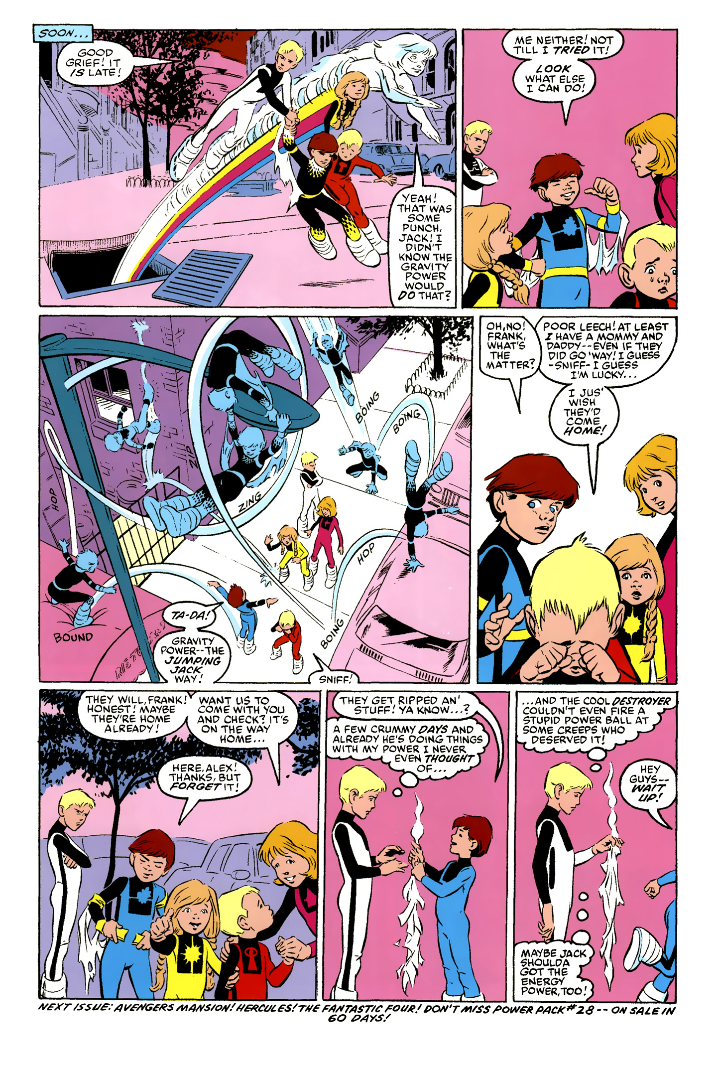 Read online Power Pack (1984) comic -  Issue #27 - 25