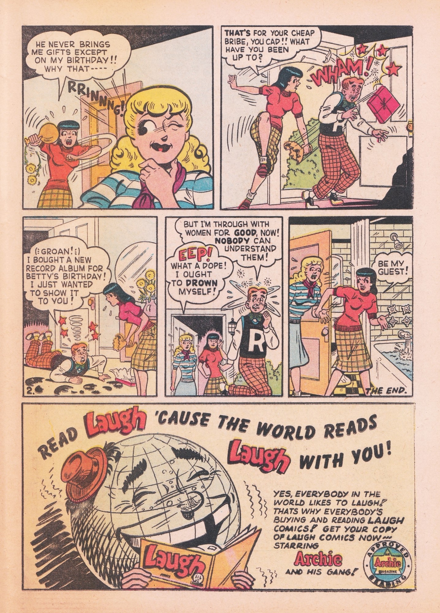 Read online Pep Comics comic -  Issue #103 - 19