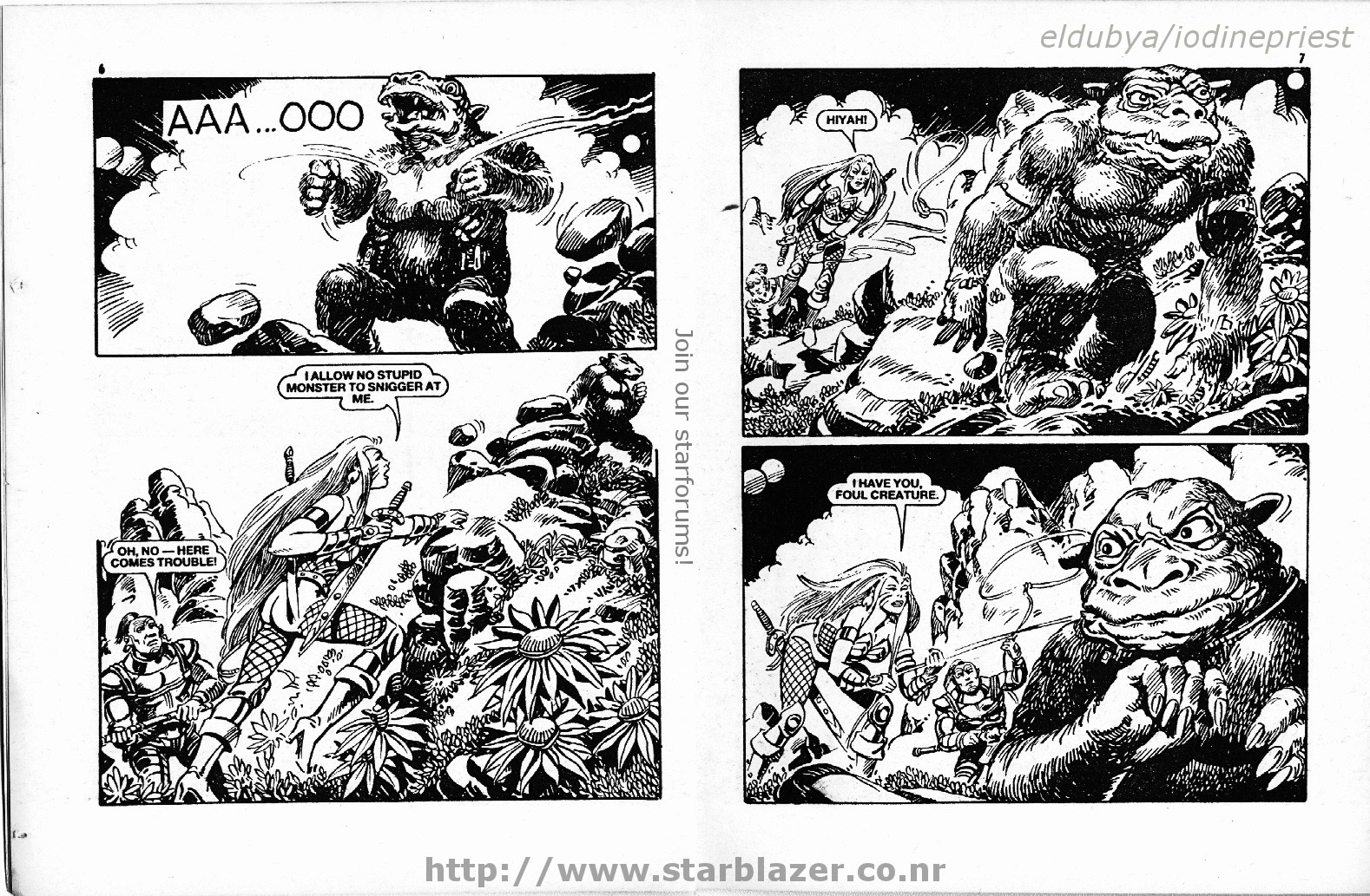 Read online Starblazer comic -  Issue #216 - 5
