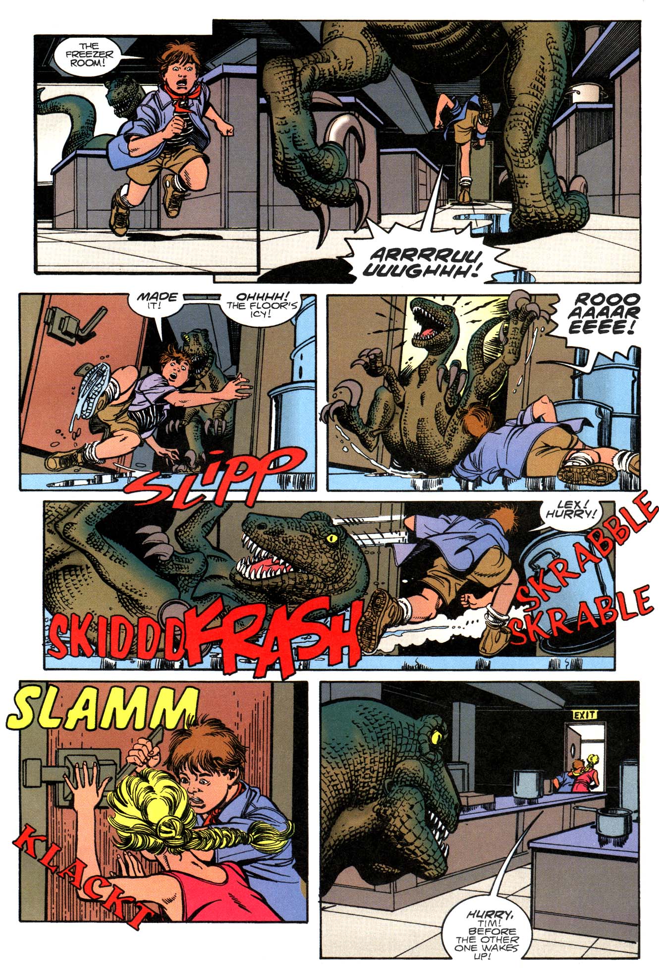 Read online Jurassic Park (1993) comic -  Issue #4 - 23
