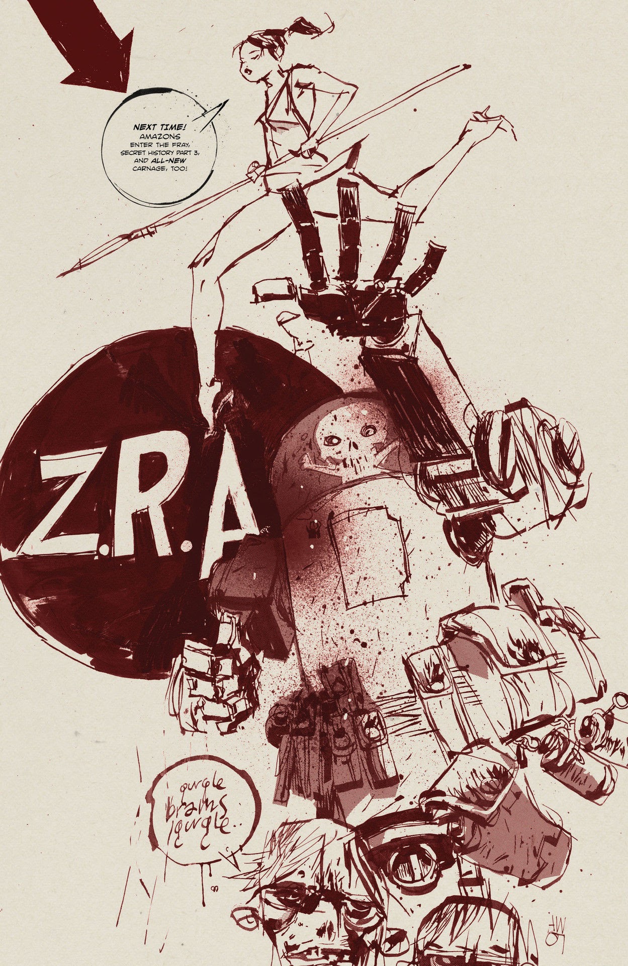 Read online ZVRC: Zombies Vs. Robots Classic comic -  Issue #2 - 47