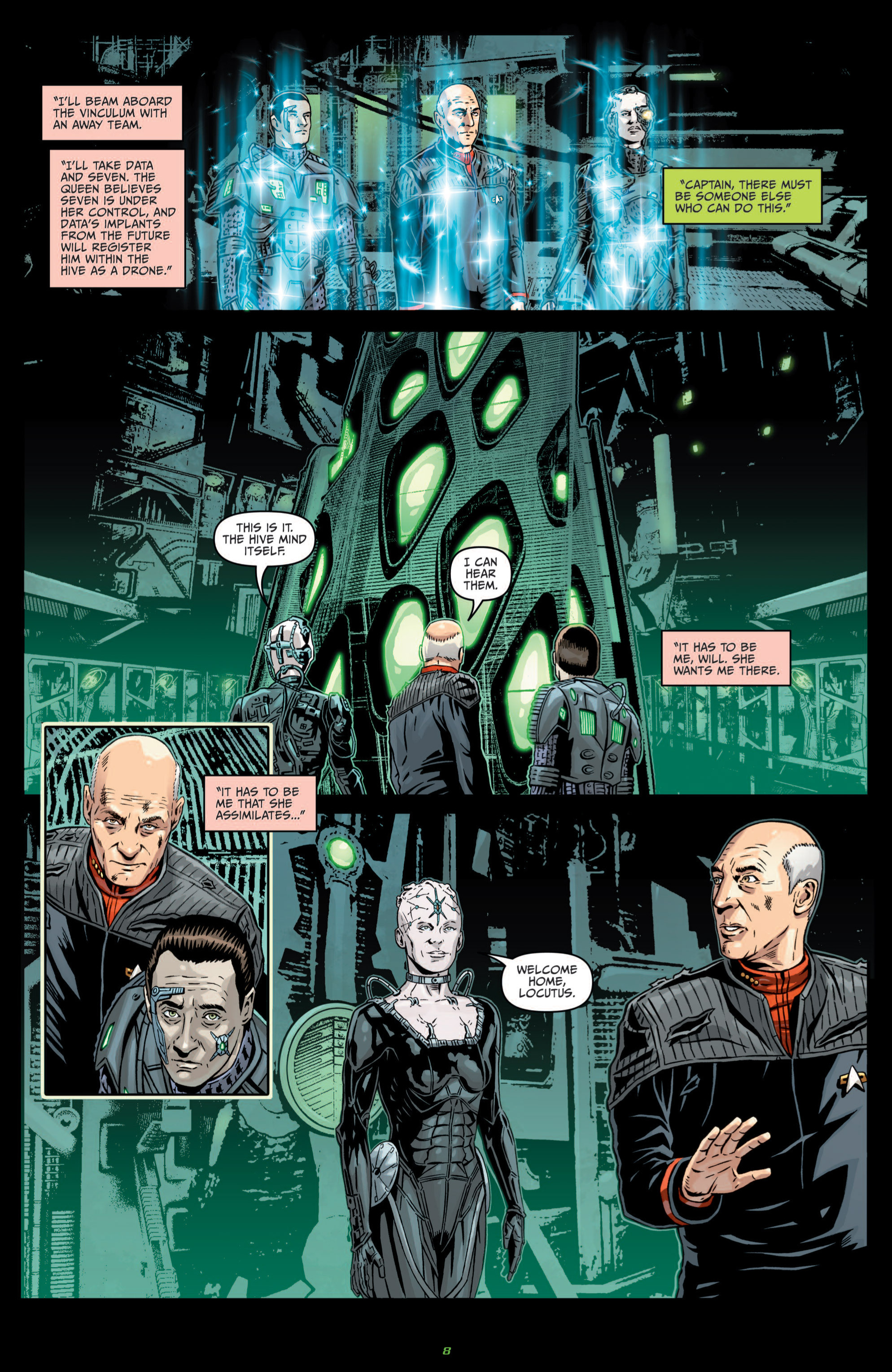 Read online Star Trek: The Next Generation - Hive comic -  Issue #4 - 11