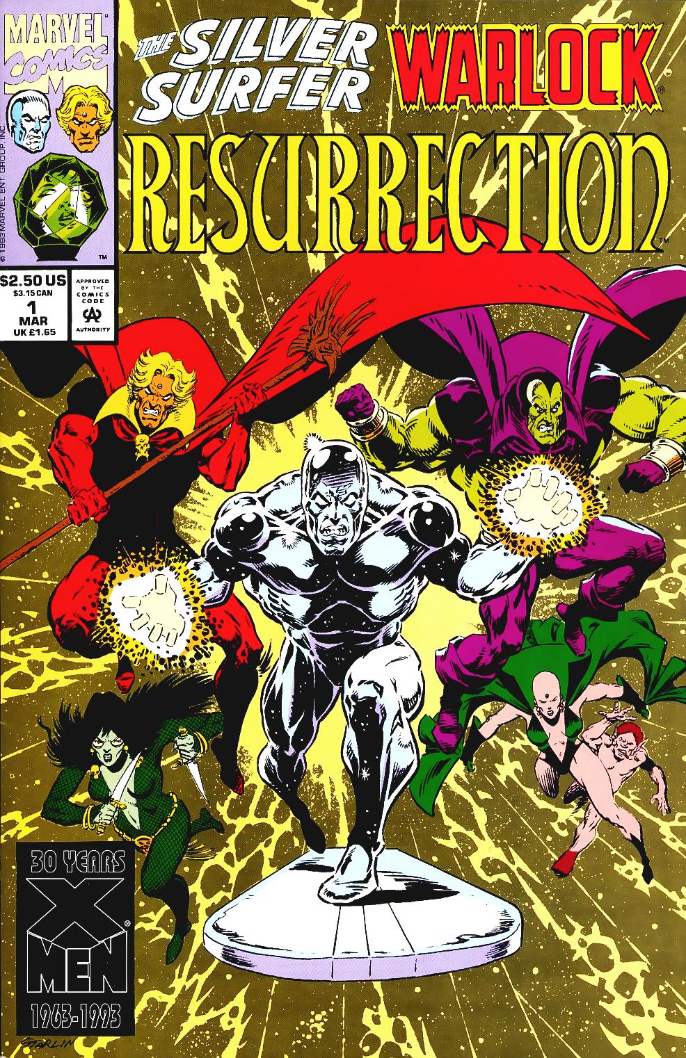 Read online Silver Surfer/Warlock: Resurrection comic -  Issue #1 - 1