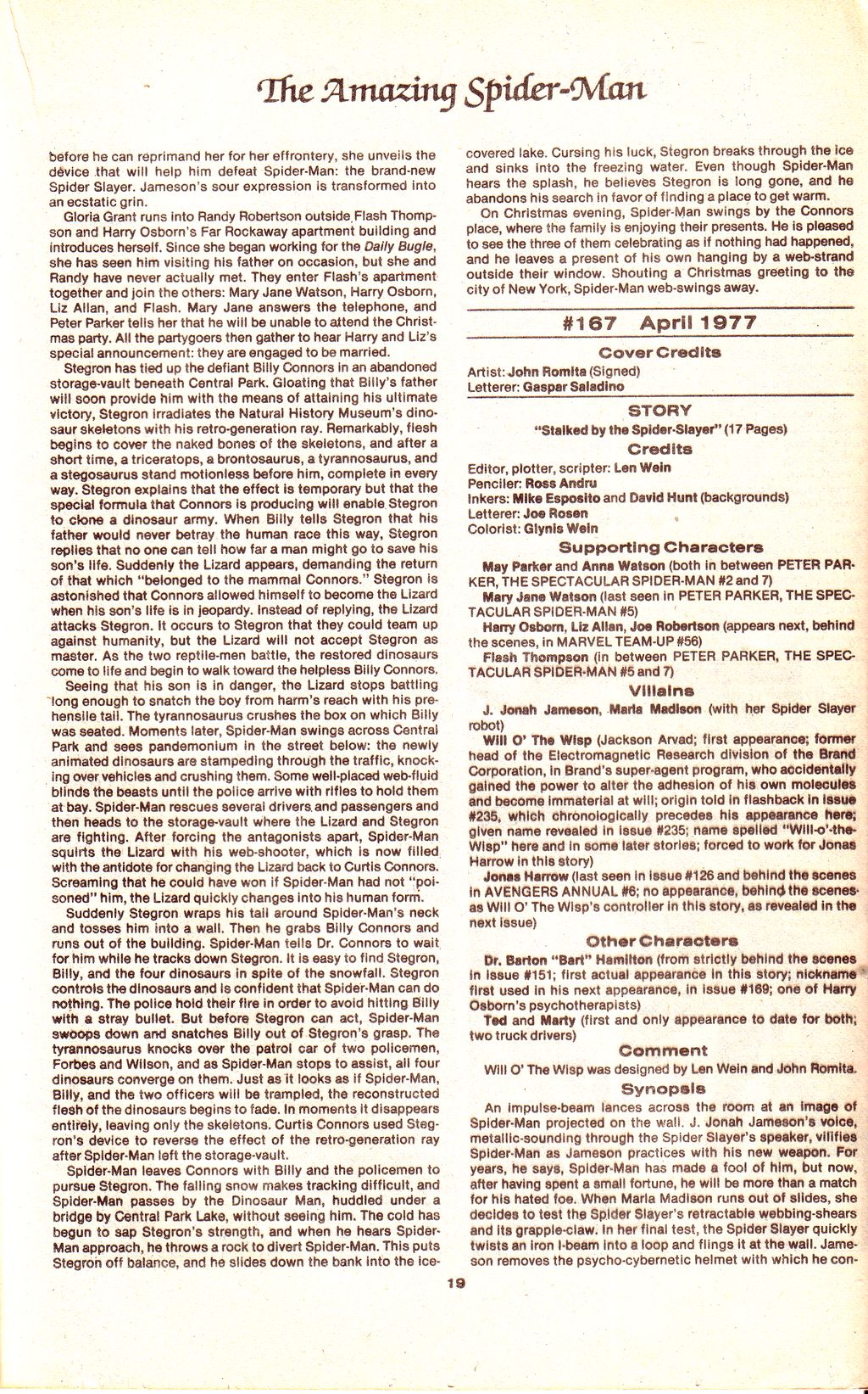 Read online The Official Marvel Index to The Amazing Spider-Man comic -  Issue #7 - 21