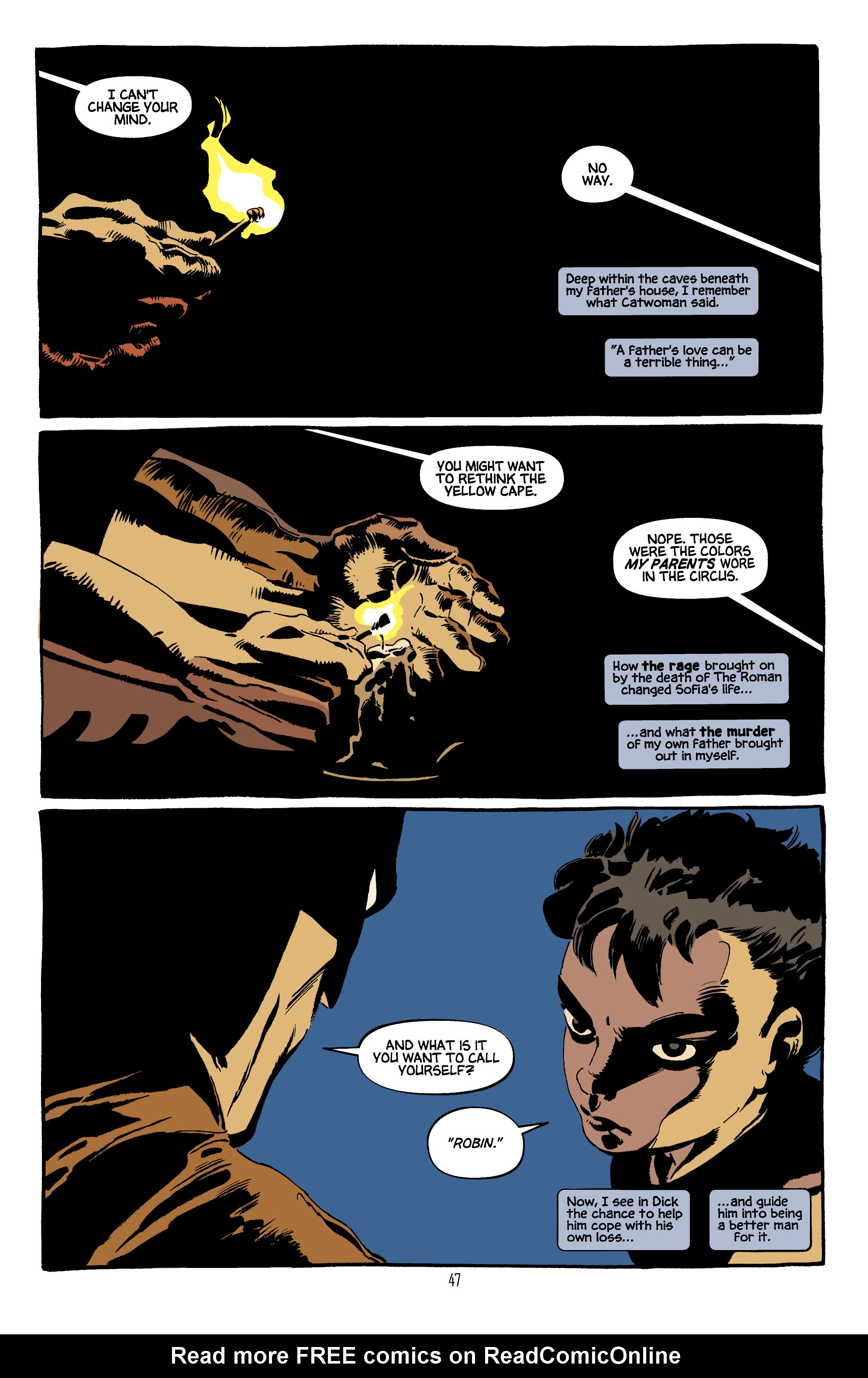 Read online Batman: Dark Victory (1999) comic -  Issue #13 - 47