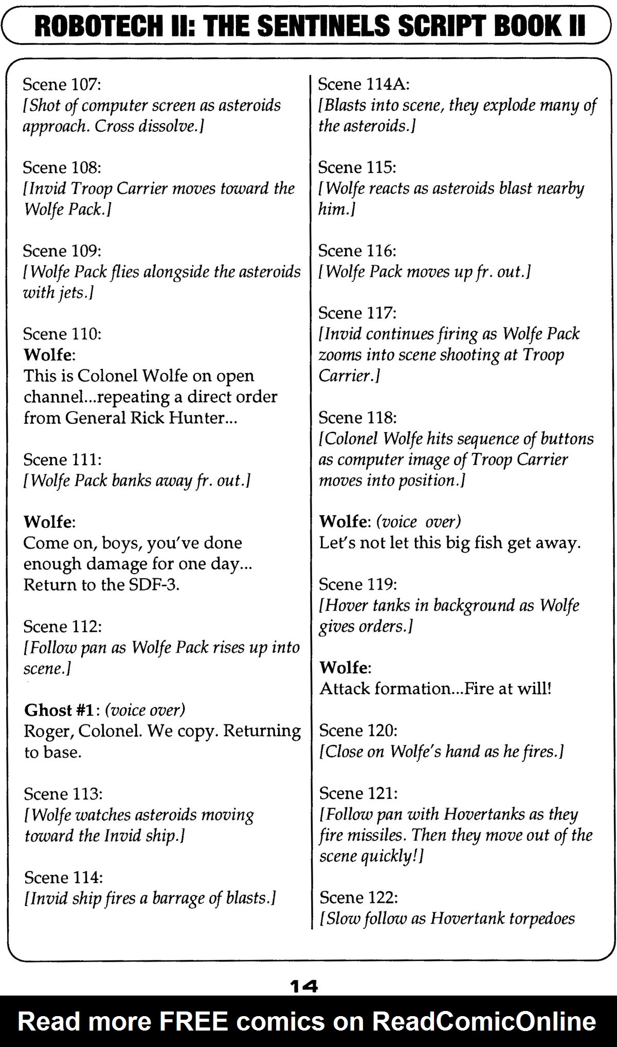 Read online Robotech II: The Sentinels comic -  Issue # _Script Book 2 - 15