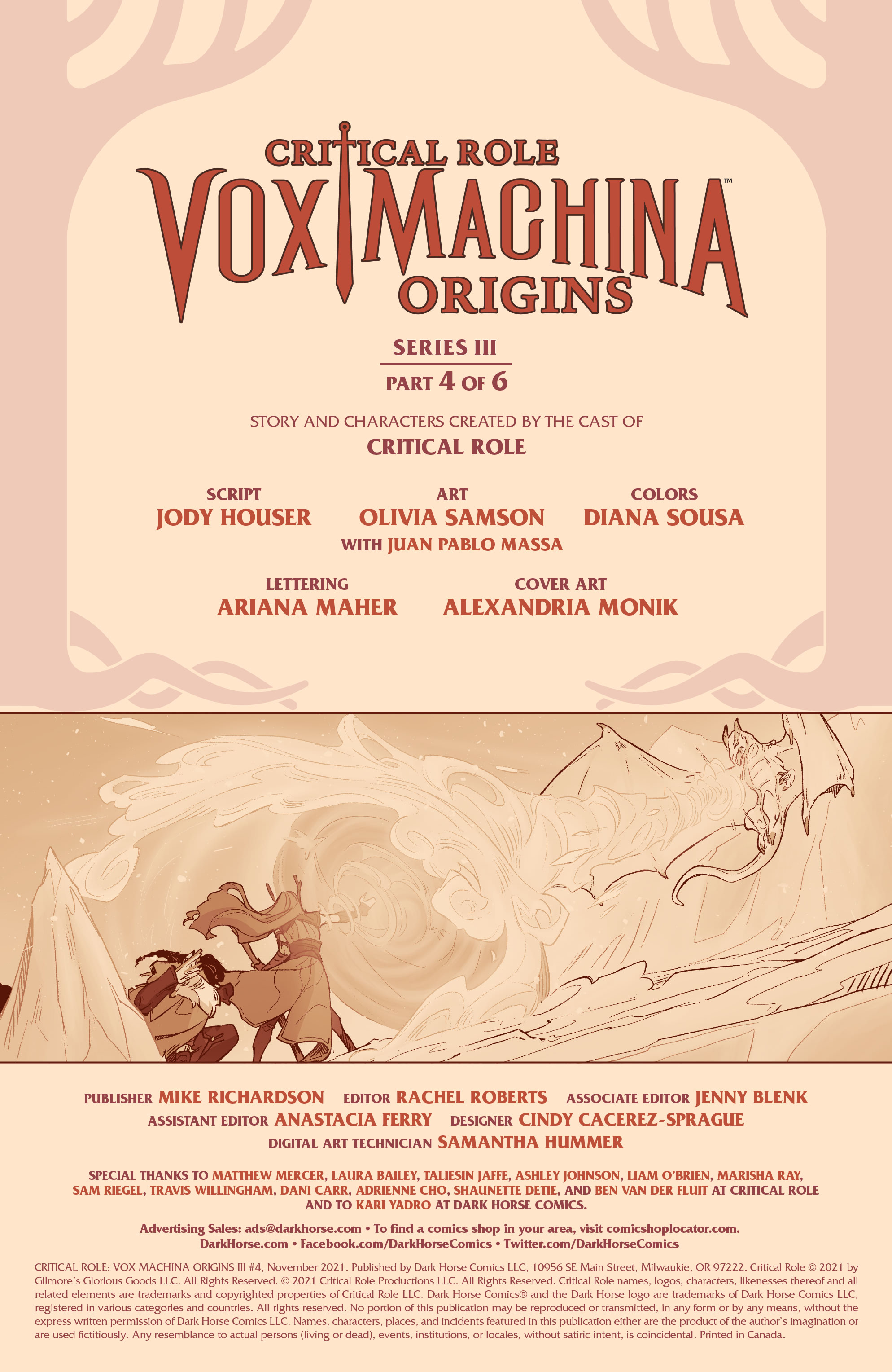 Read online Critical Role: Vox Machina Origins III comic -  Issue #4 - 2