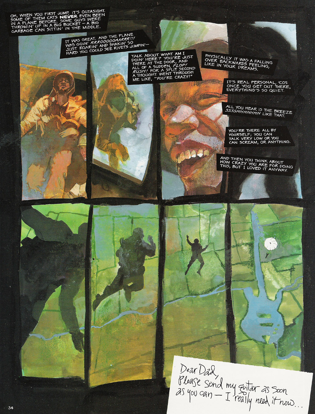 Read online Voodoo Child - The Illustrated Legend of Jimi Hendrix comic -  Issue # TPB - 37