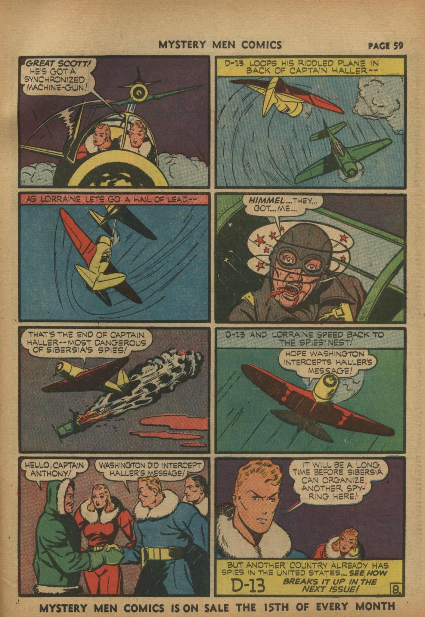 Read online Mystery Men Comics comic -  Issue #20 - 61