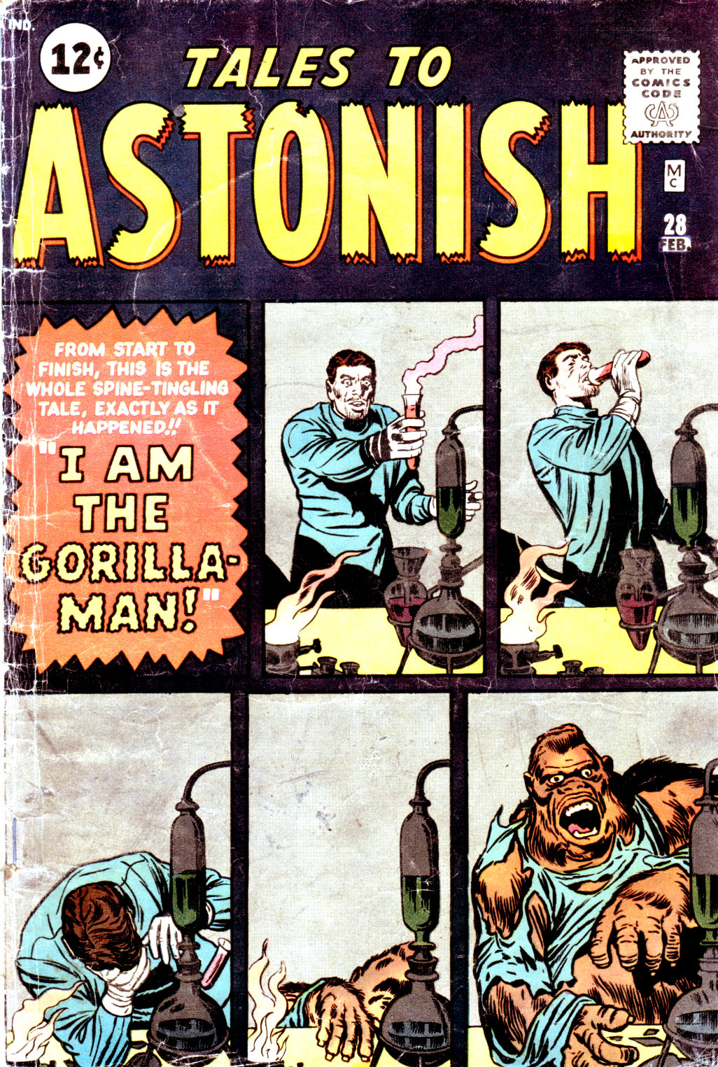 Read online Tales to Astonish (1959) comic -  Issue #28 - 1