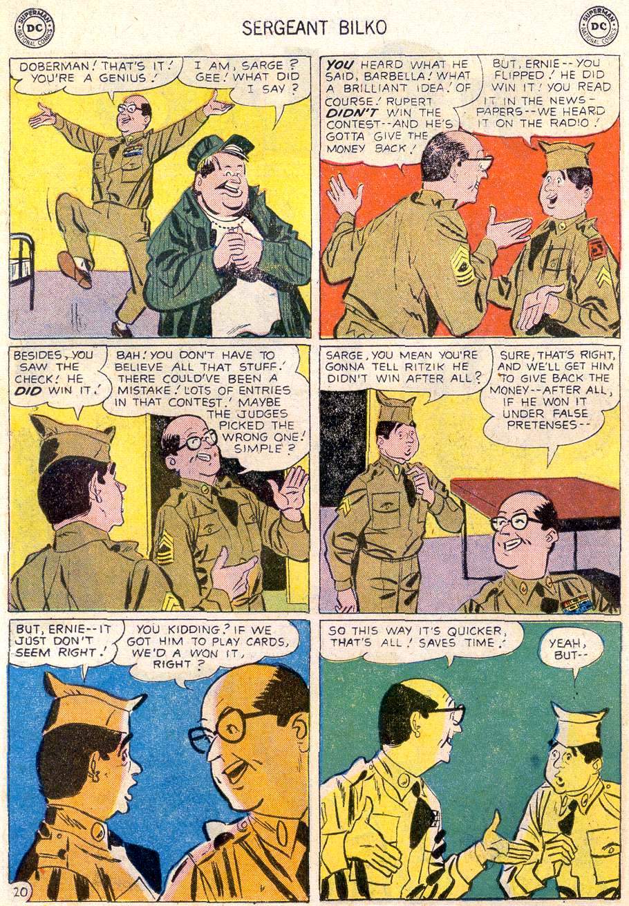 Read online Sergeant Bilko comic -  Issue #16 - 26