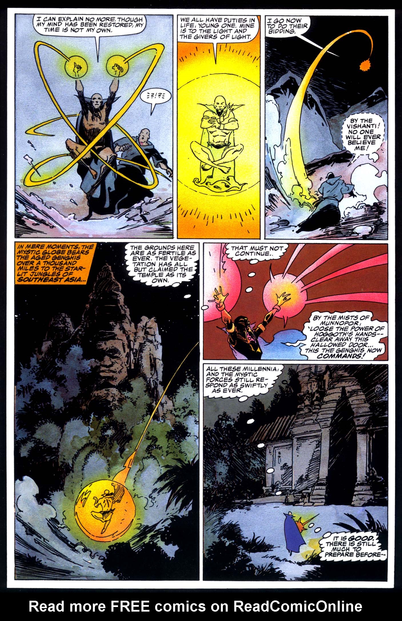 Read online Marvel Graphic Novel comic -  Issue #49 - Doctor Strange & Doctor Doom - Triumph & Torment - 9