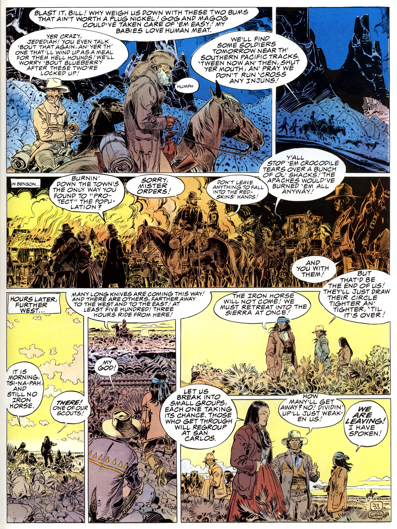Read online Epic Graphic Novel: Blueberry comic -  Issue #4 - 39