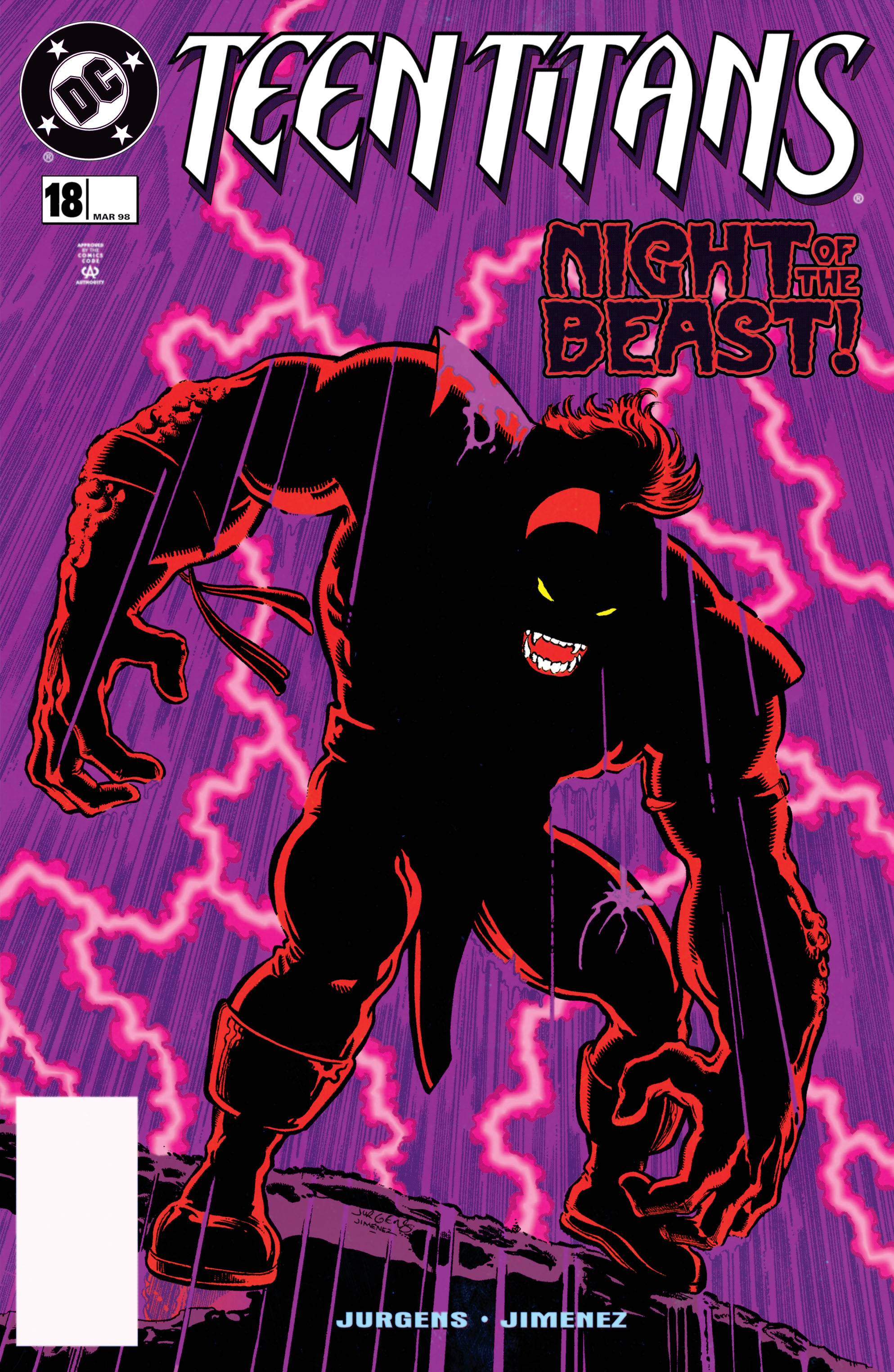 Read online Teen Titans (1996) comic -  Issue #18 - 1