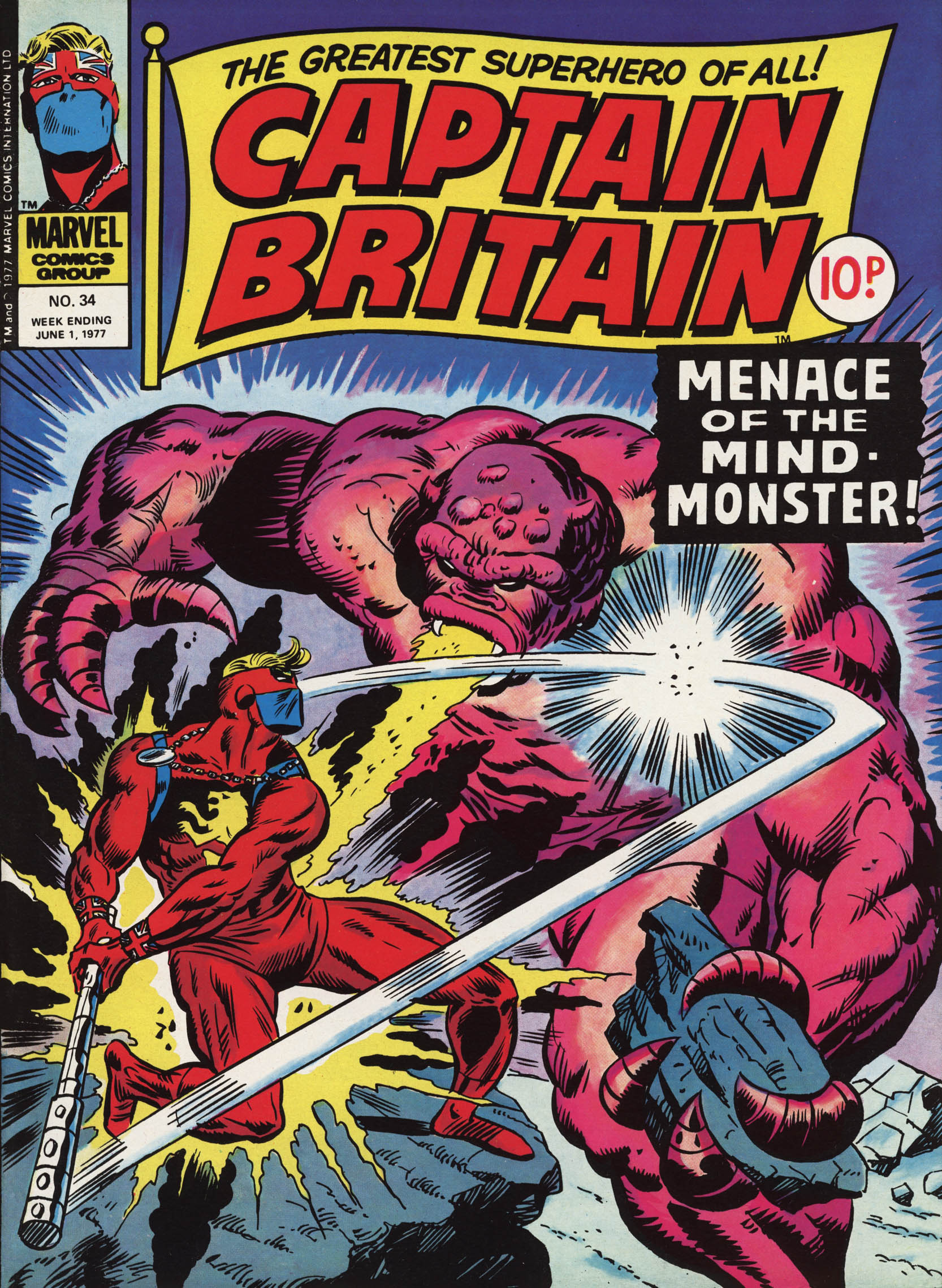 Read online Captain Britain (1976) comic -  Issue #34 - 1